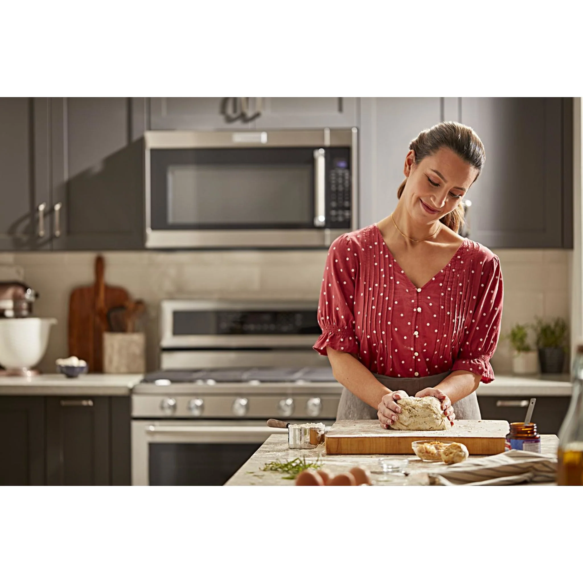 KitchenAid 30" 5-Burner Gas Convection Range - Stainless Steel (KFGG500ESS) - Image 9