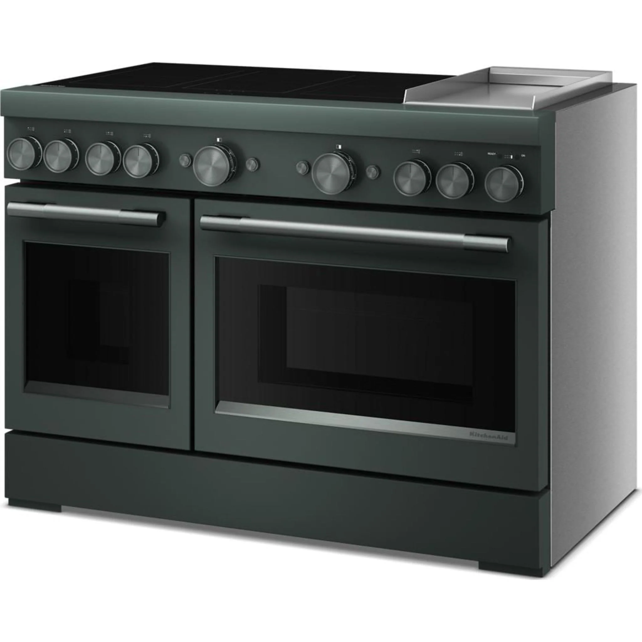KitchenAid 48-Inch 6-Element Induction Freestanding Commercial-Style Range with Griddle -Juniper (KFID948SJP) - Image 2