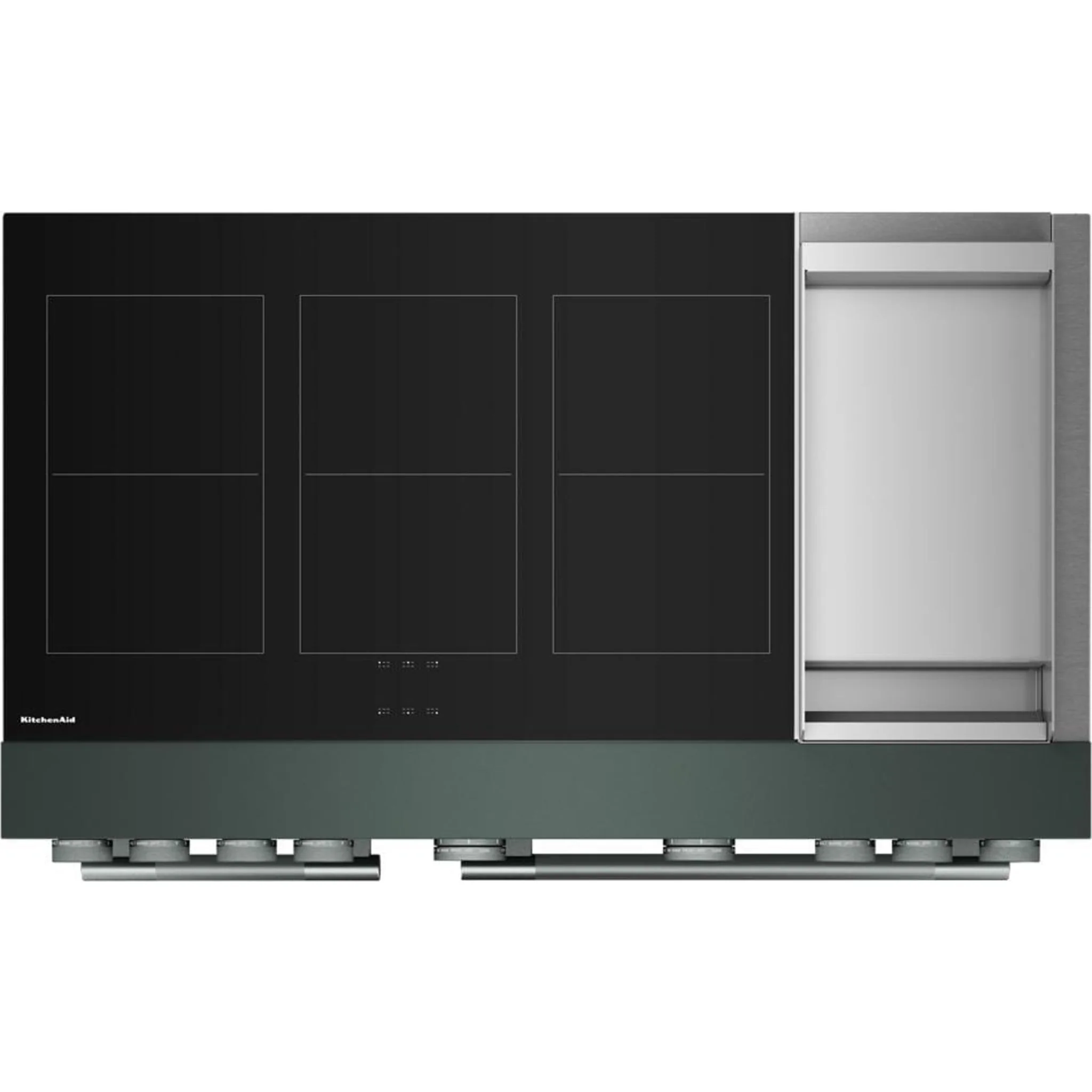 KitchenAid 48-Inch 6-Element Induction Freestanding Commercial-Style Range with Griddle -Juniper (KFID948SJP) - Image 6