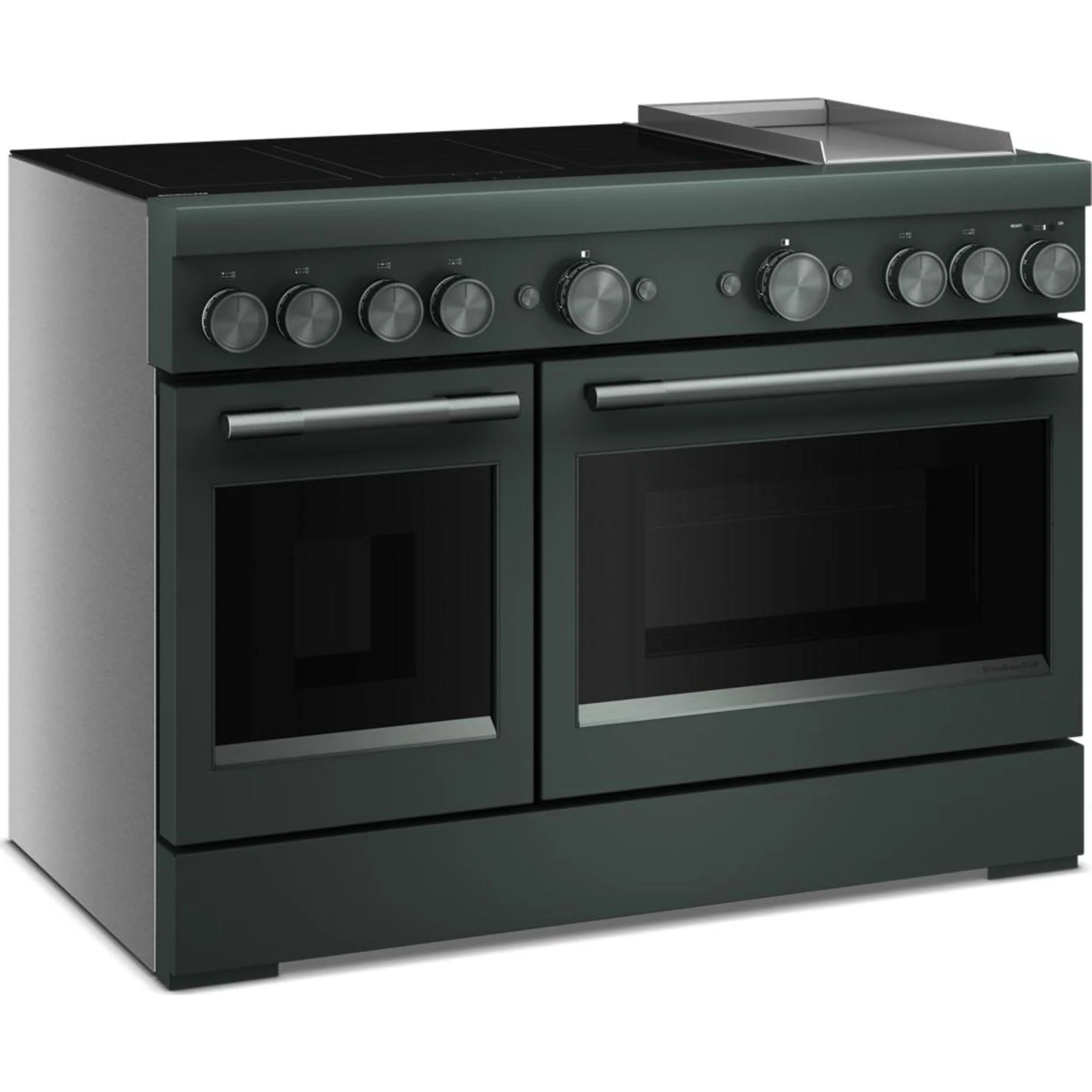 KitchenAid 48-Inch 6-Element Induction Freestanding Commercial-Style Range with Griddle -Juniper (KFID948SJP) - Image 7
