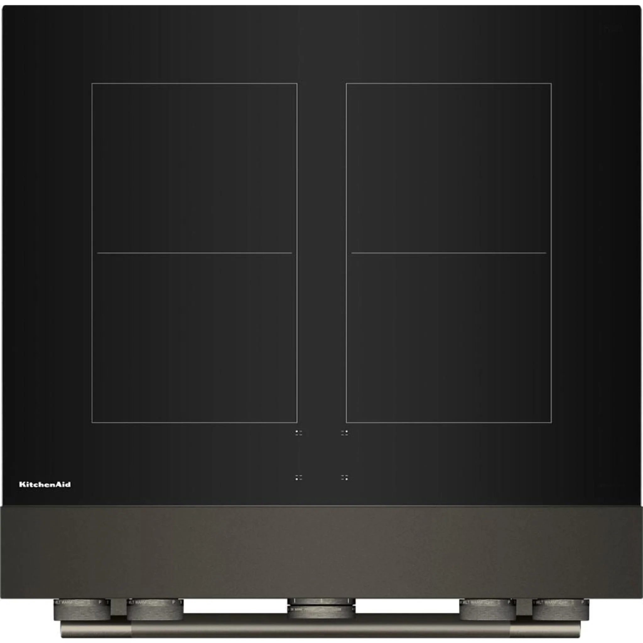 KitchenAid 30-Inch 4-Element Induction Freestanding Commercial-Style Range with Air Fry -Black Ore (KFIS930SBE) - Image 2