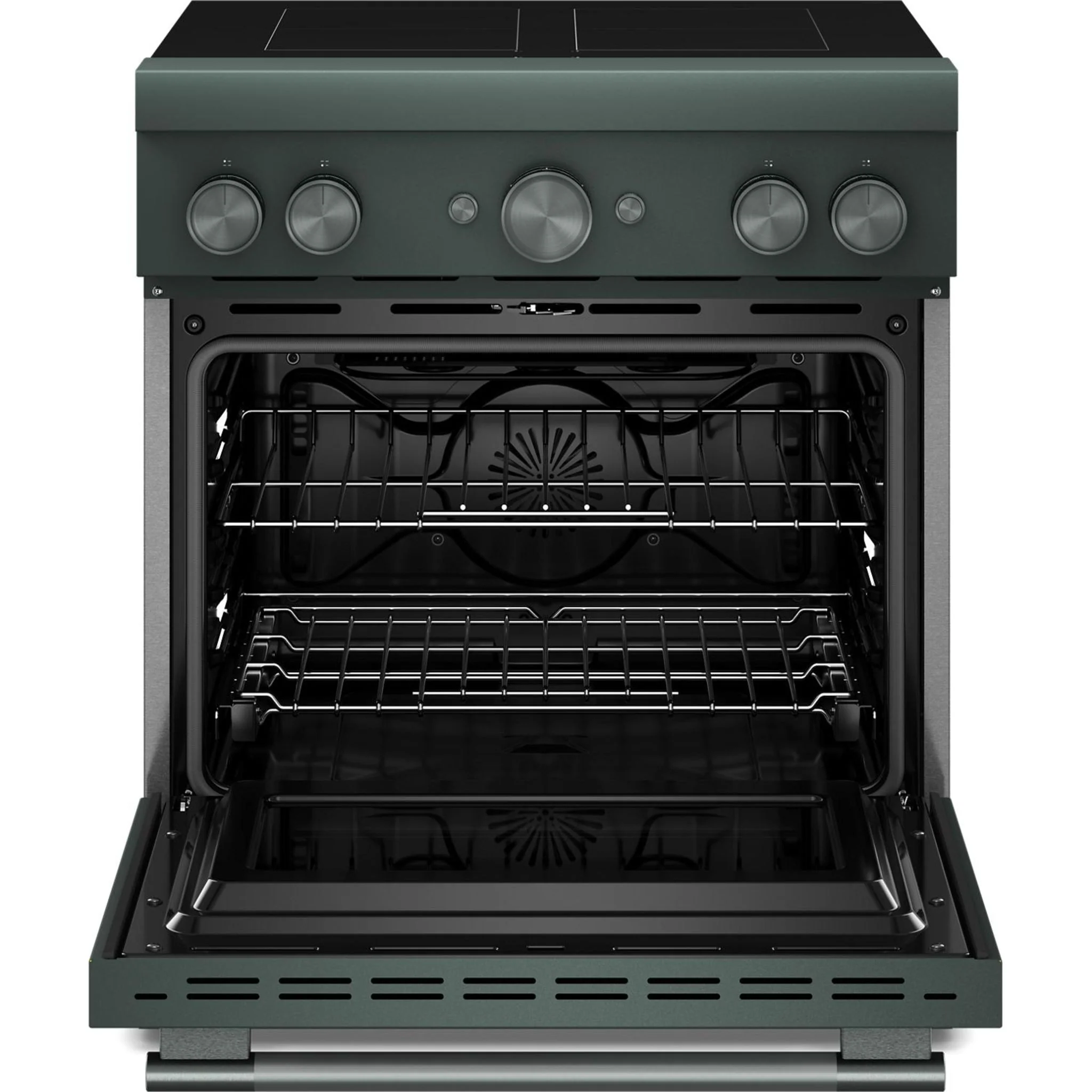 KitchenAid 30-Inch 4-Element Induction Freestanding Commercial-Style Range with Air Fry -Juniper (KFIS930SJP) - Image 8