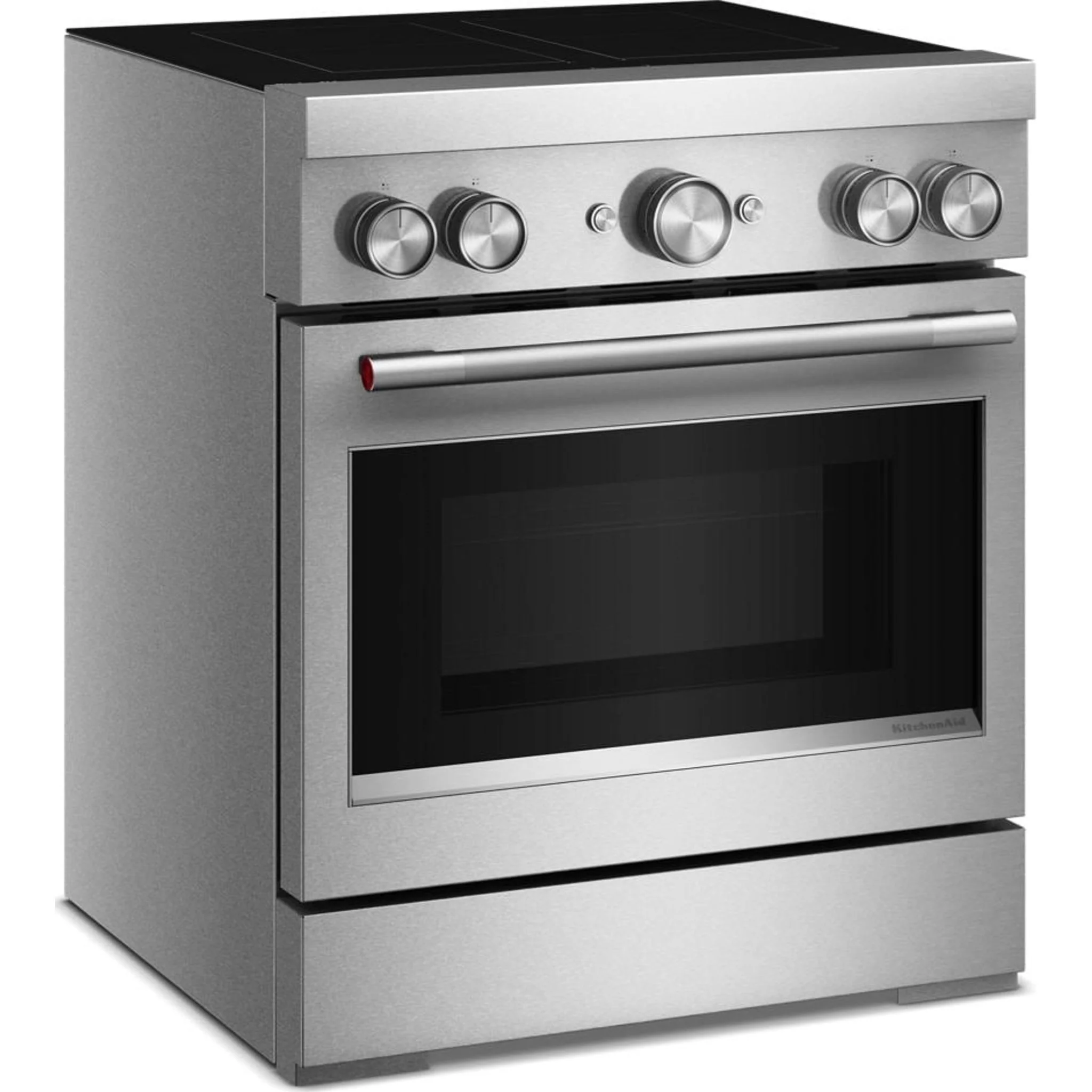 KitchenAid 30-Inch 4-Element Induction Freestanding Commercial-Style Range with Air Fry -Stainless Steel (KFIS930SSS) - Image 3