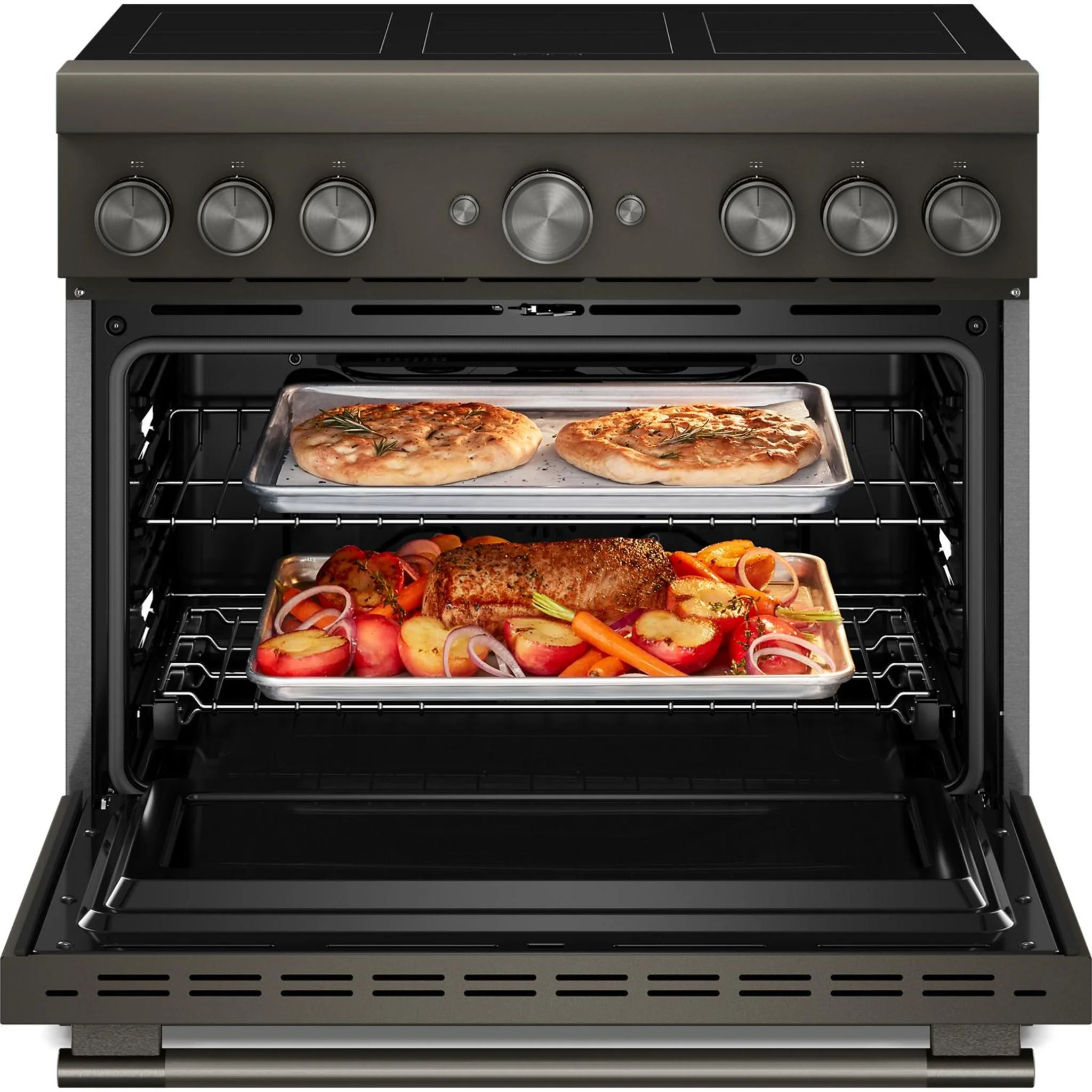 KitchenAid 36" Induction Range (KFIS936SBE) - Stainless Steel - Image 3