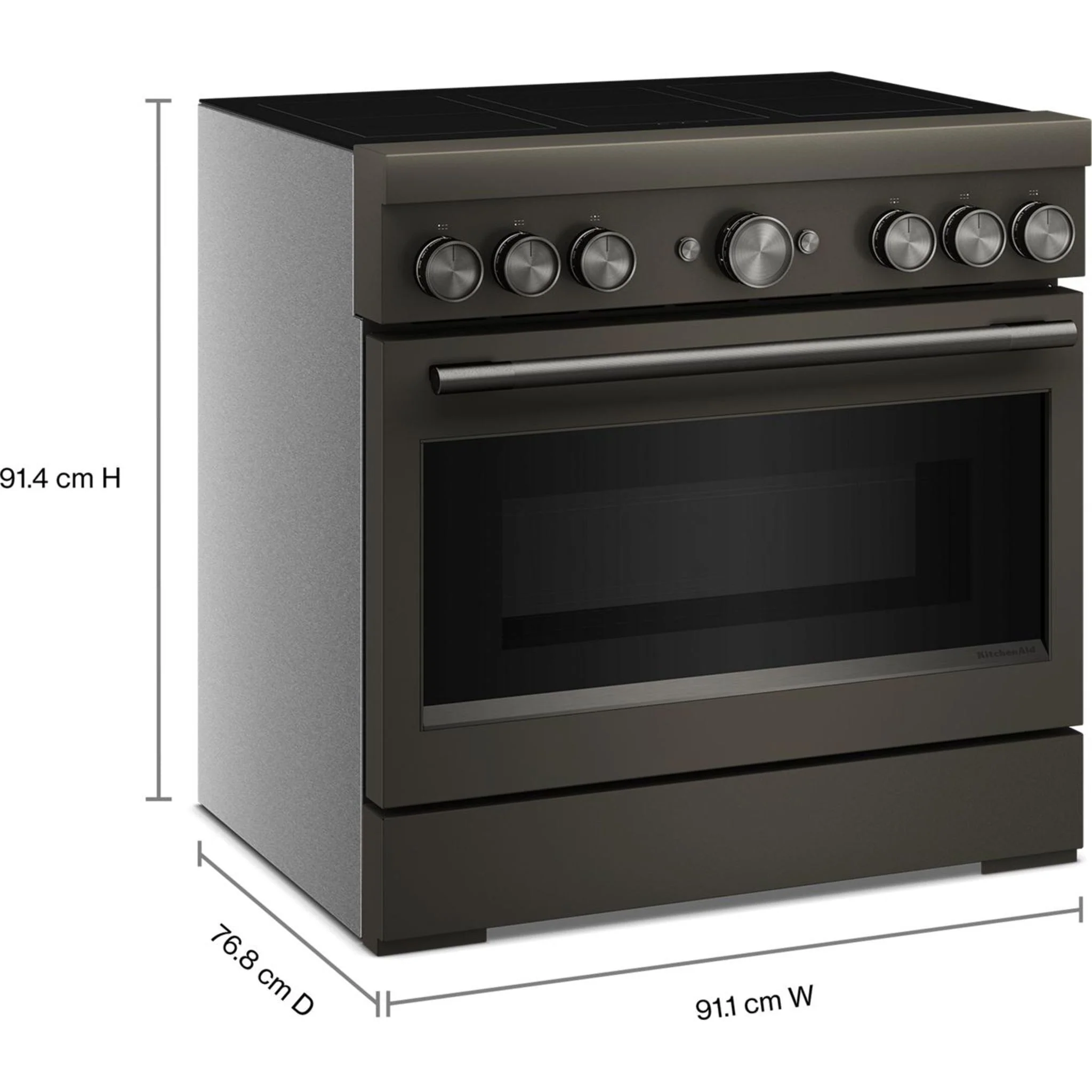 KitchenAid 36" Induction Range (KFIS936SBE) - Stainless Steel - Image 7