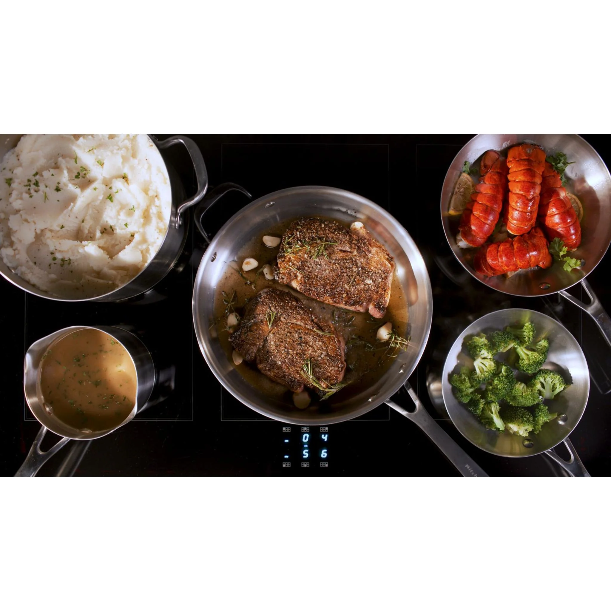 KitchenAid 36-Inch 6-Element Induction Freestanding Commercial-Style Range with Air Fry -Stainless Steel (KFIS936SSS) - Image 2