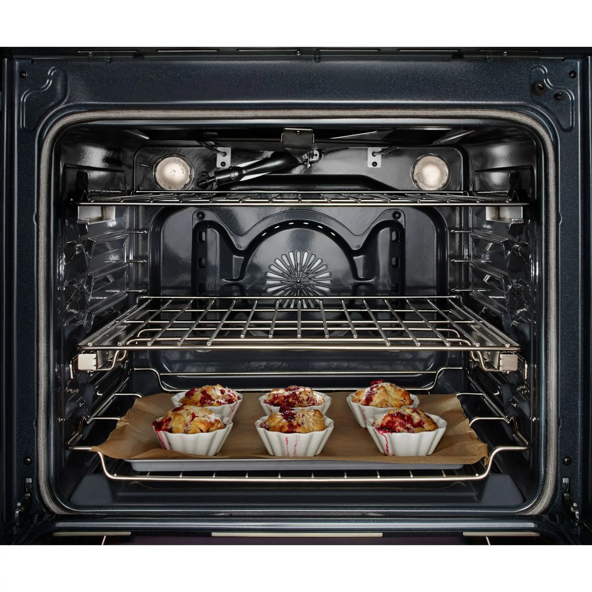 KitchenAid 30-Inch 5 Burner Front Control Gas Convection Range with Baking Drawer -Stainless Steel (KSGB900ESS) - Image 14