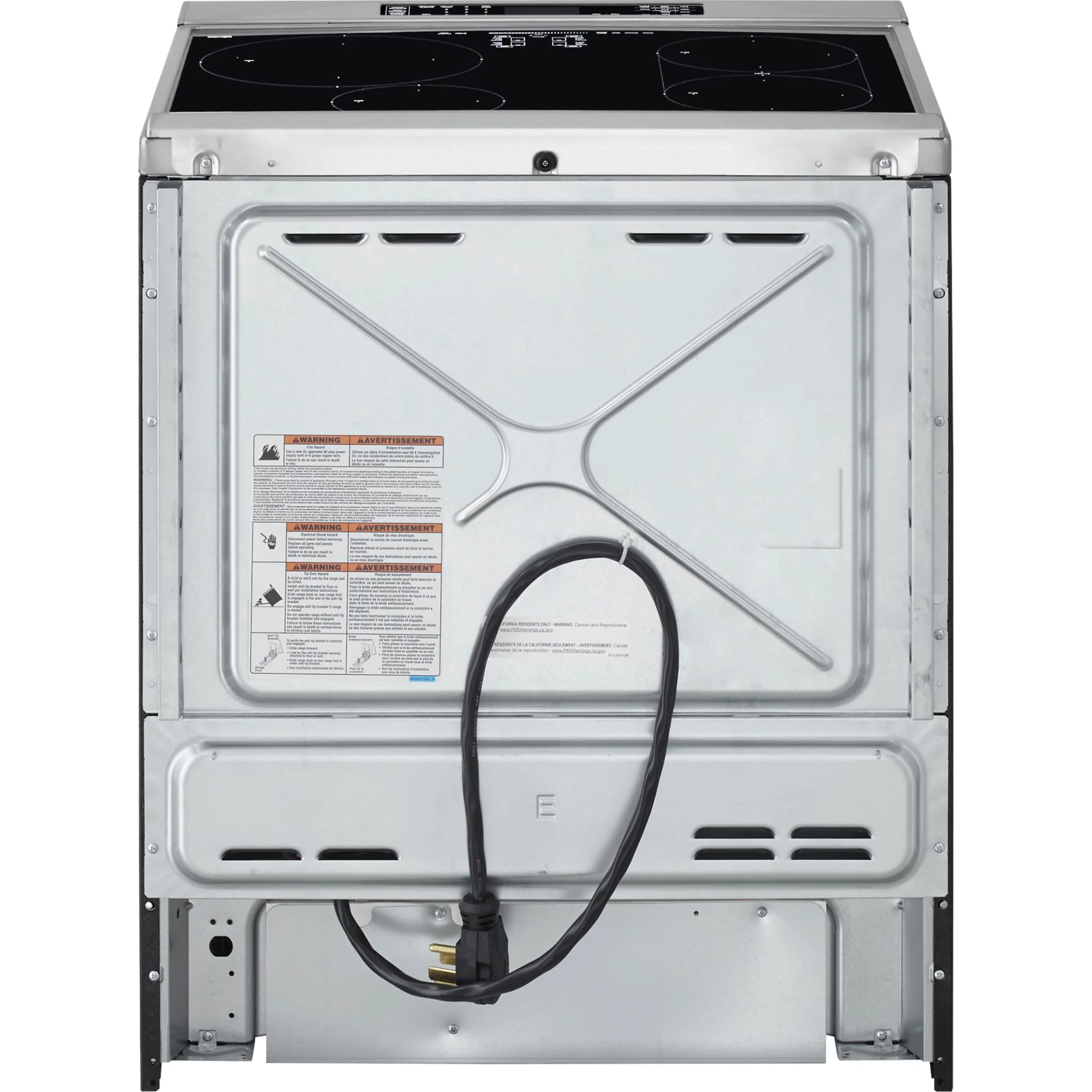KitchenAid  30" 4-Element Induction Convection Front Control Range with Baking Drawer (KSIB900ESS) - Image 12