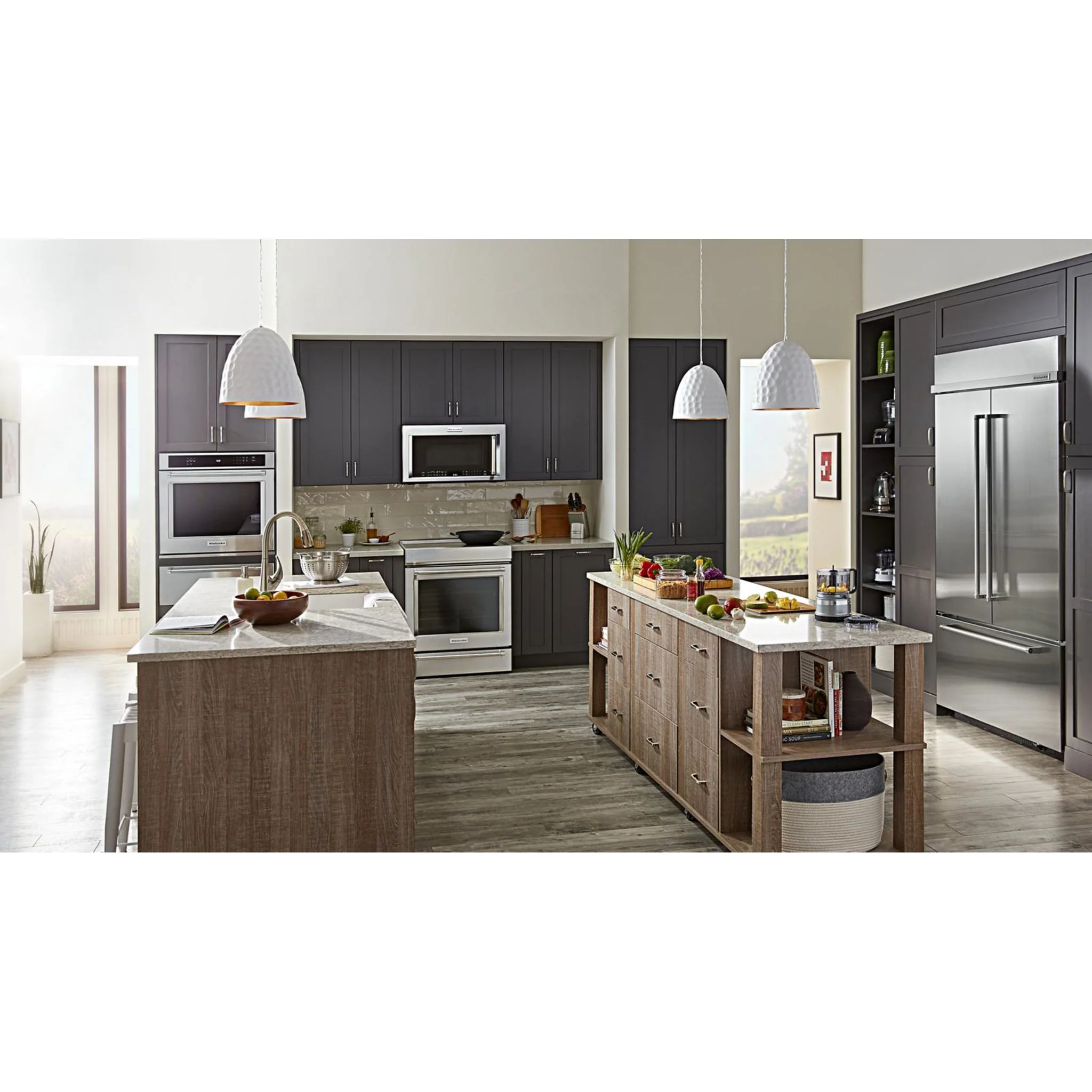 KitchenAid  30" 4-Element Induction Convection Front Control Range with Baking Drawer (KSIB900ESS) - Image 19