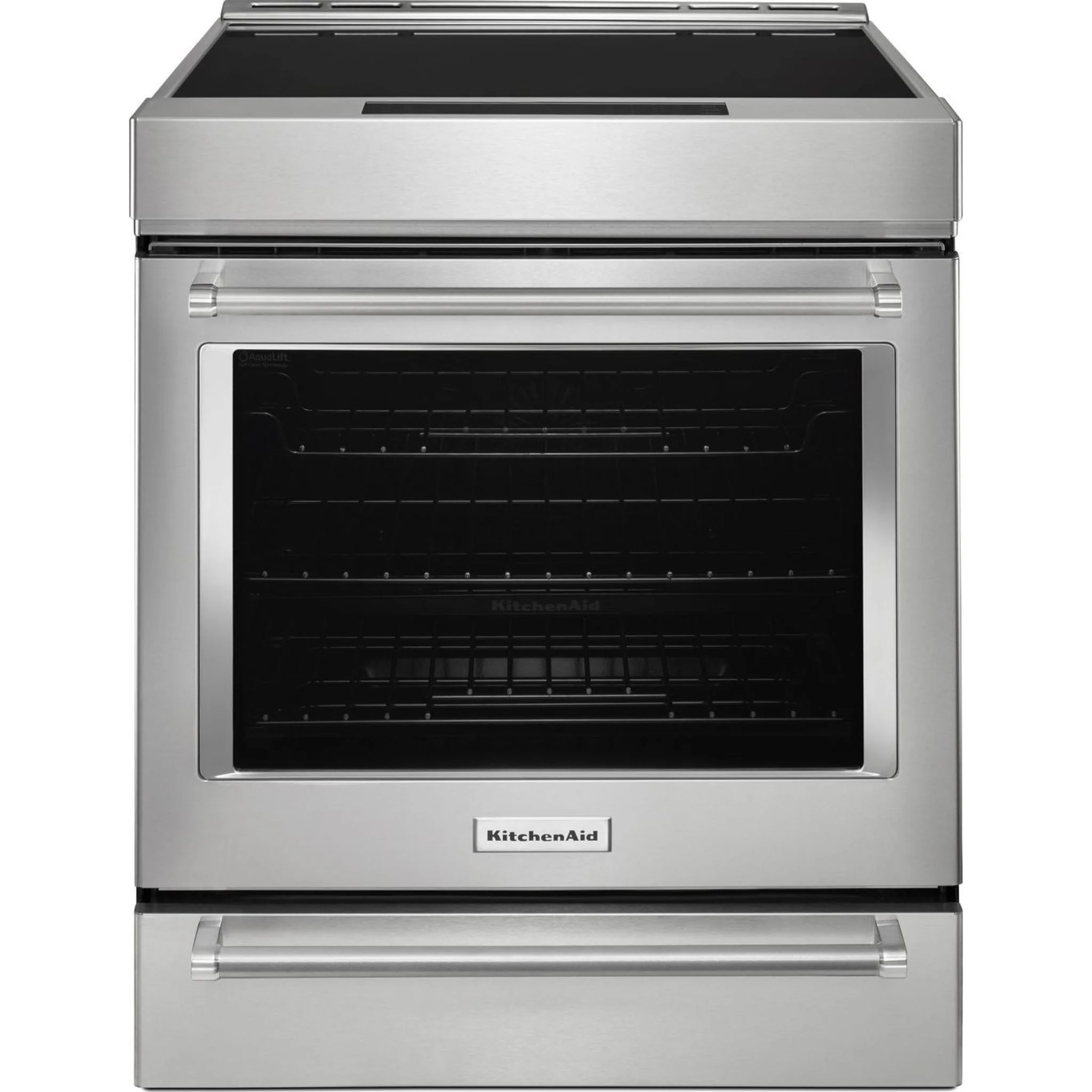KitchenAid  30" 4-Element Induction Convection Front Control Range with Baking Drawer (KSIB900ESS) - Image 40