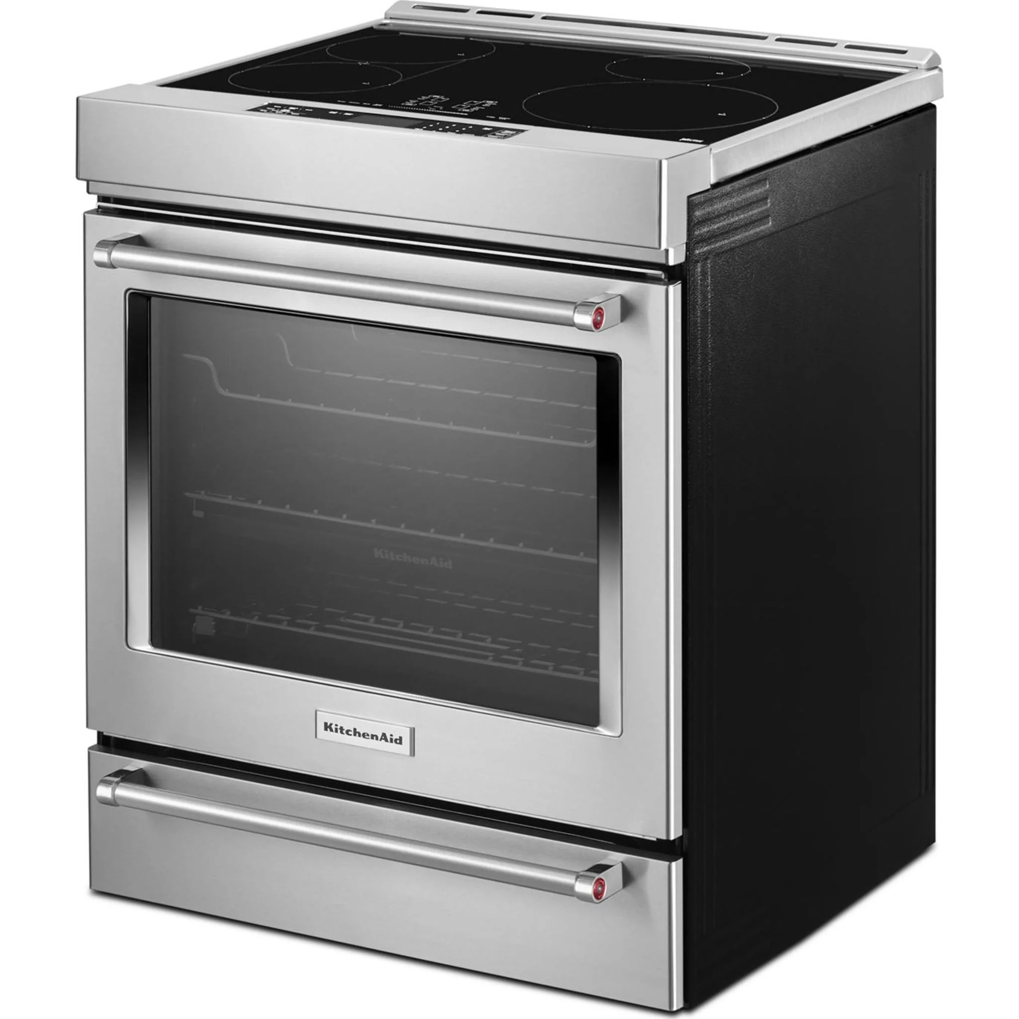 KitchenAid  30" 4-Element Induction Convection Front Control Range with Baking Drawer (KSIB900ESS) - Image 43