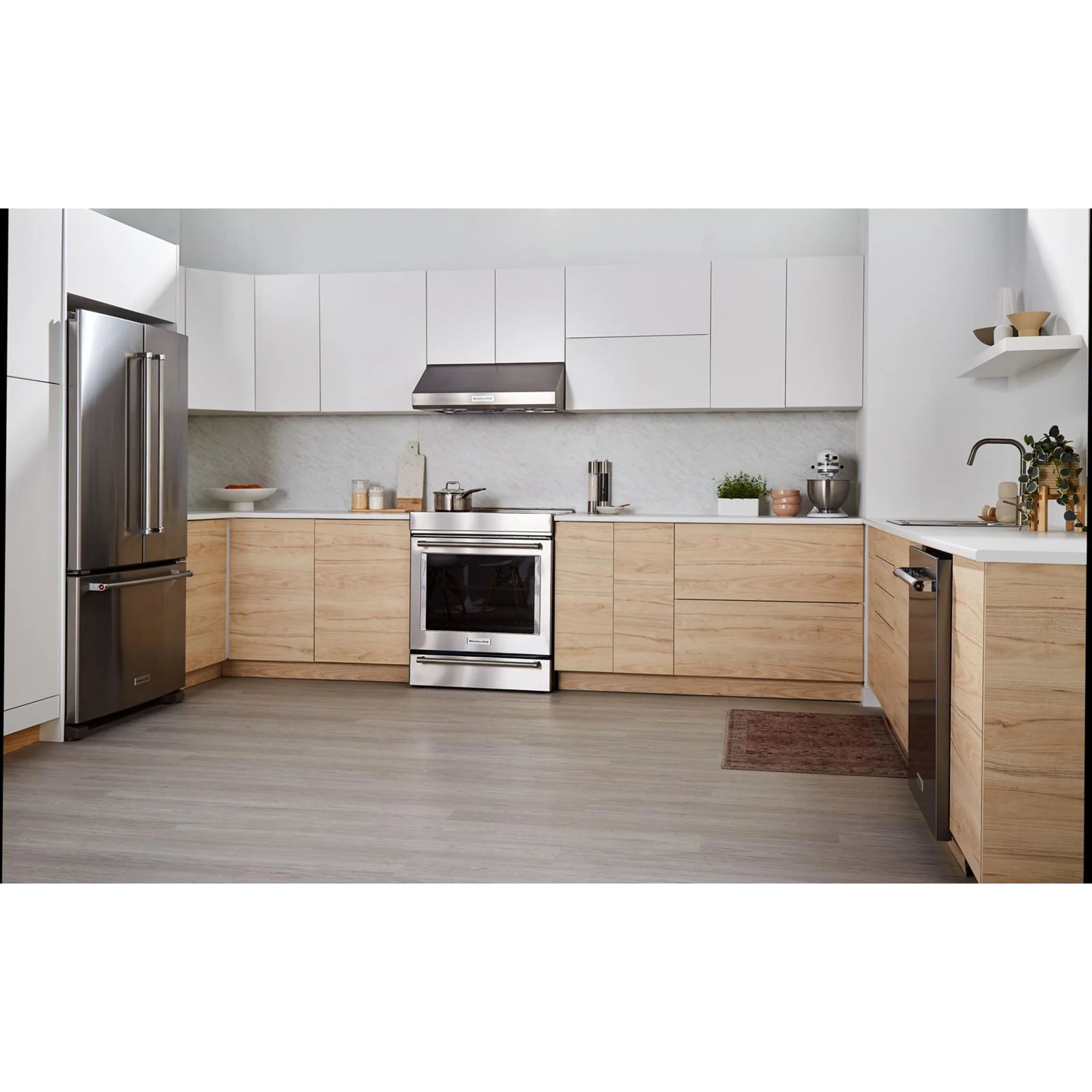 KitchenAid  30" 4-Element Induction Convection Front Control Range with Baking Drawer (KSIB900ESS) - Image 49