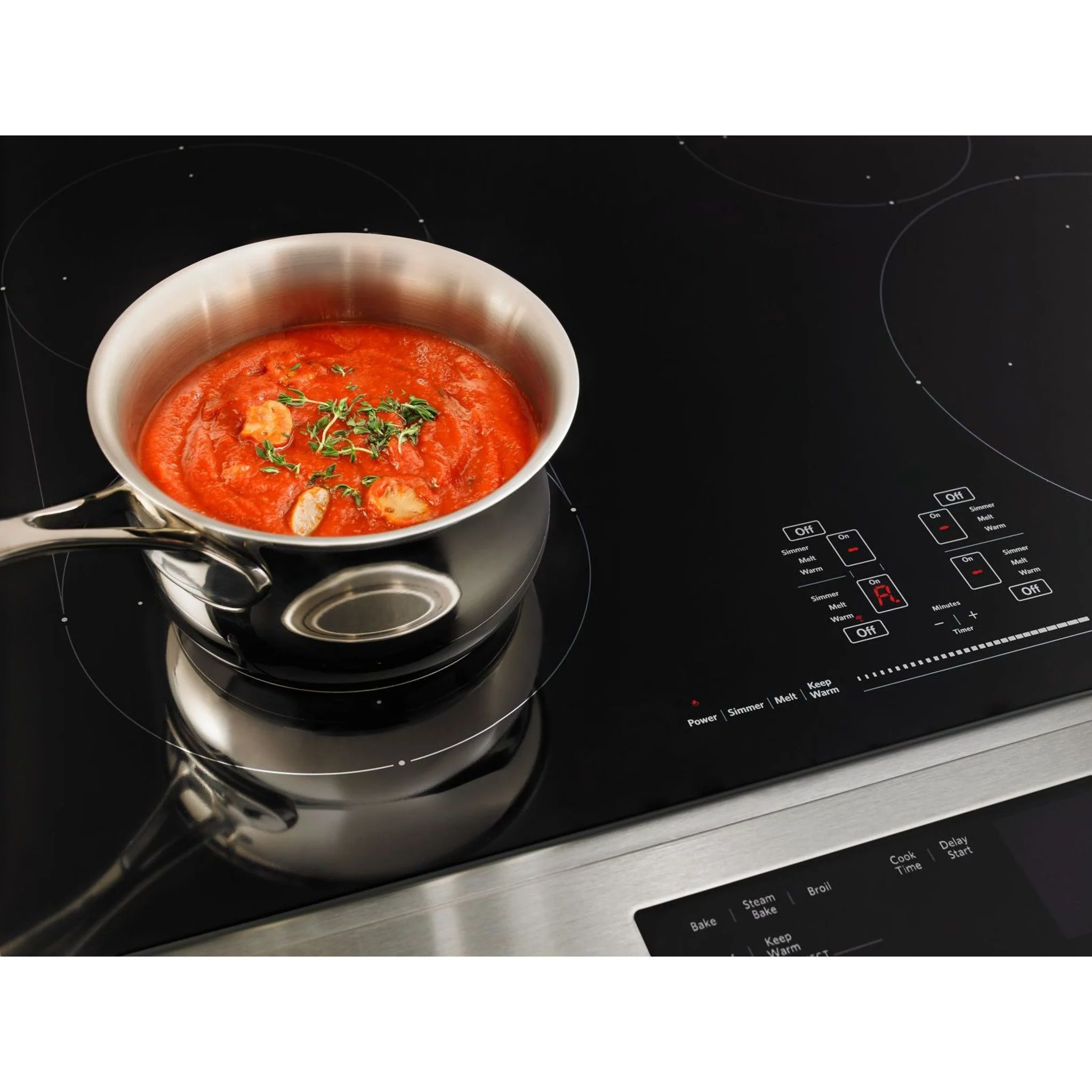 KitchenAid  30" 4-Element Induction Convection Front Control Range with Baking Drawer (KSIB900ESS) - Image 50