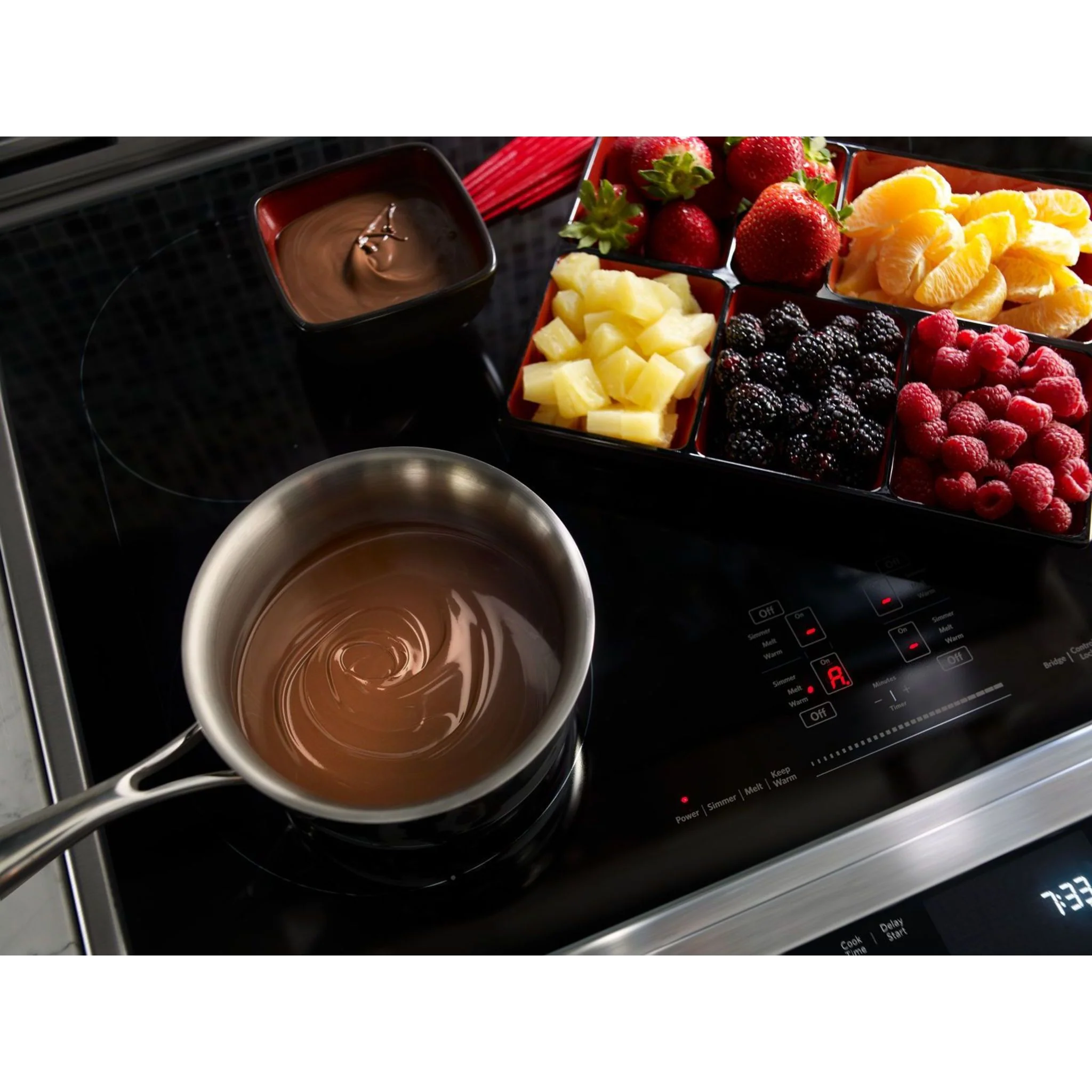 KitchenAid  30" 4-Element Induction Convection Front Control Range with Baking Drawer (KSIB900ESS) - Image 54