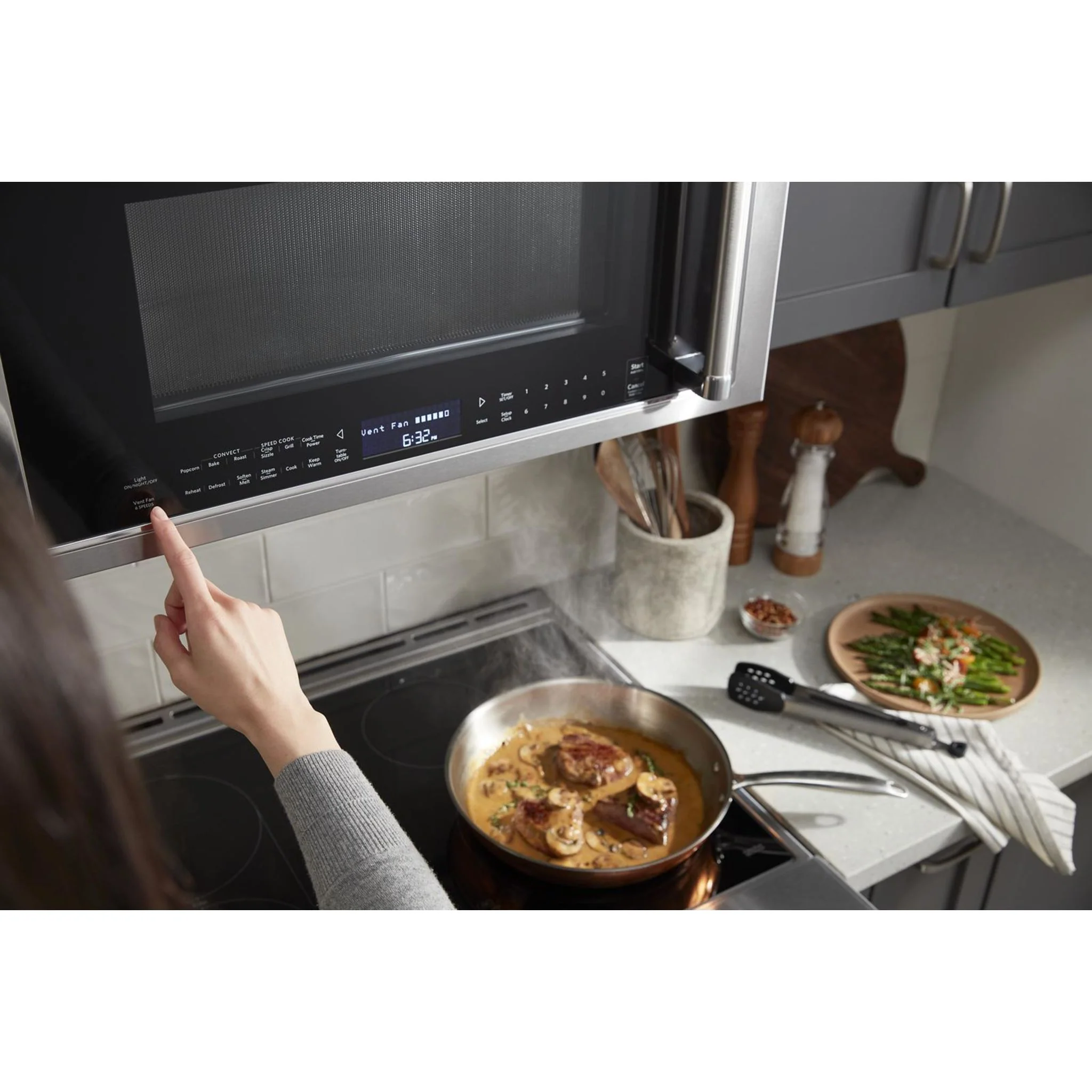 KitchenAid  30" 4-Element Induction Convection Front Control Range with Baking Drawer (KSIB900ESS) - Image 64