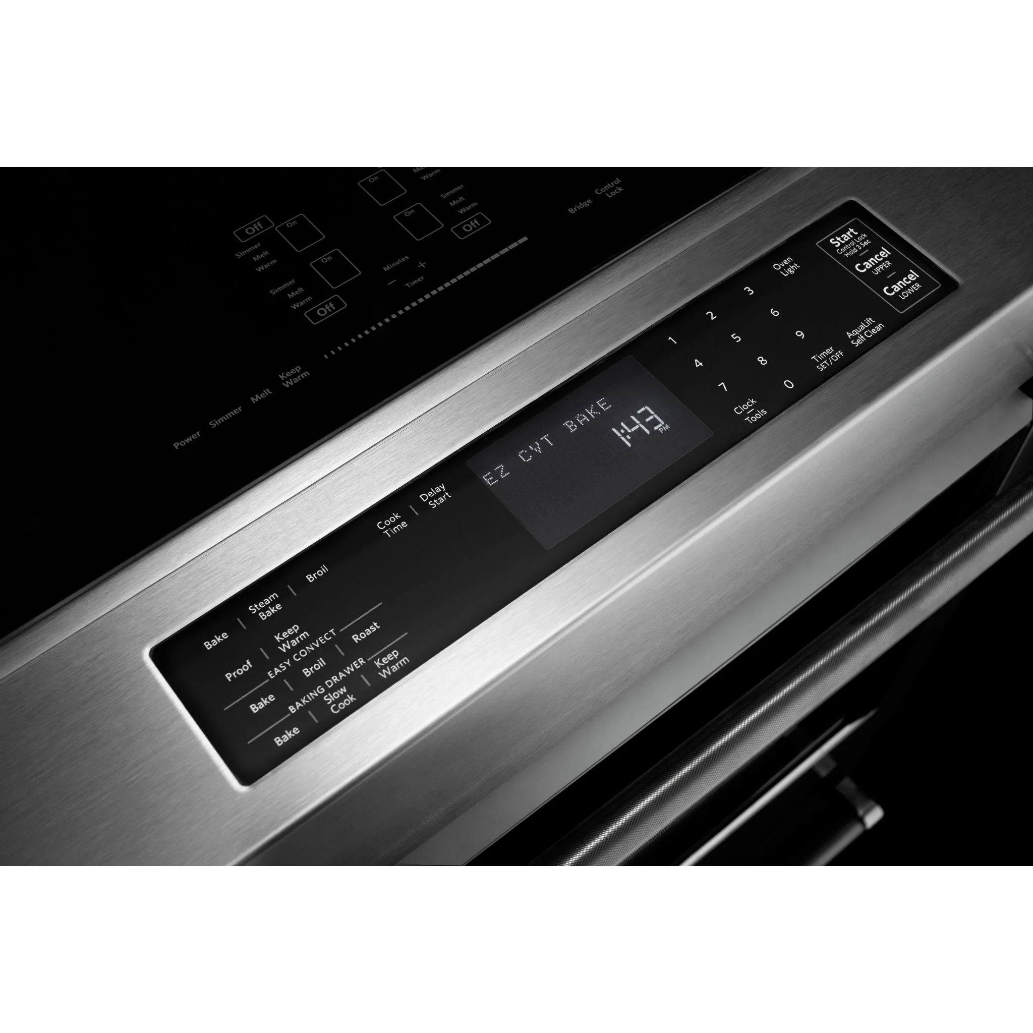 KitchenAid  30" 4-Element Induction Convection Front Control Range with Baking Drawer (KSIB900ESS) - Image 8