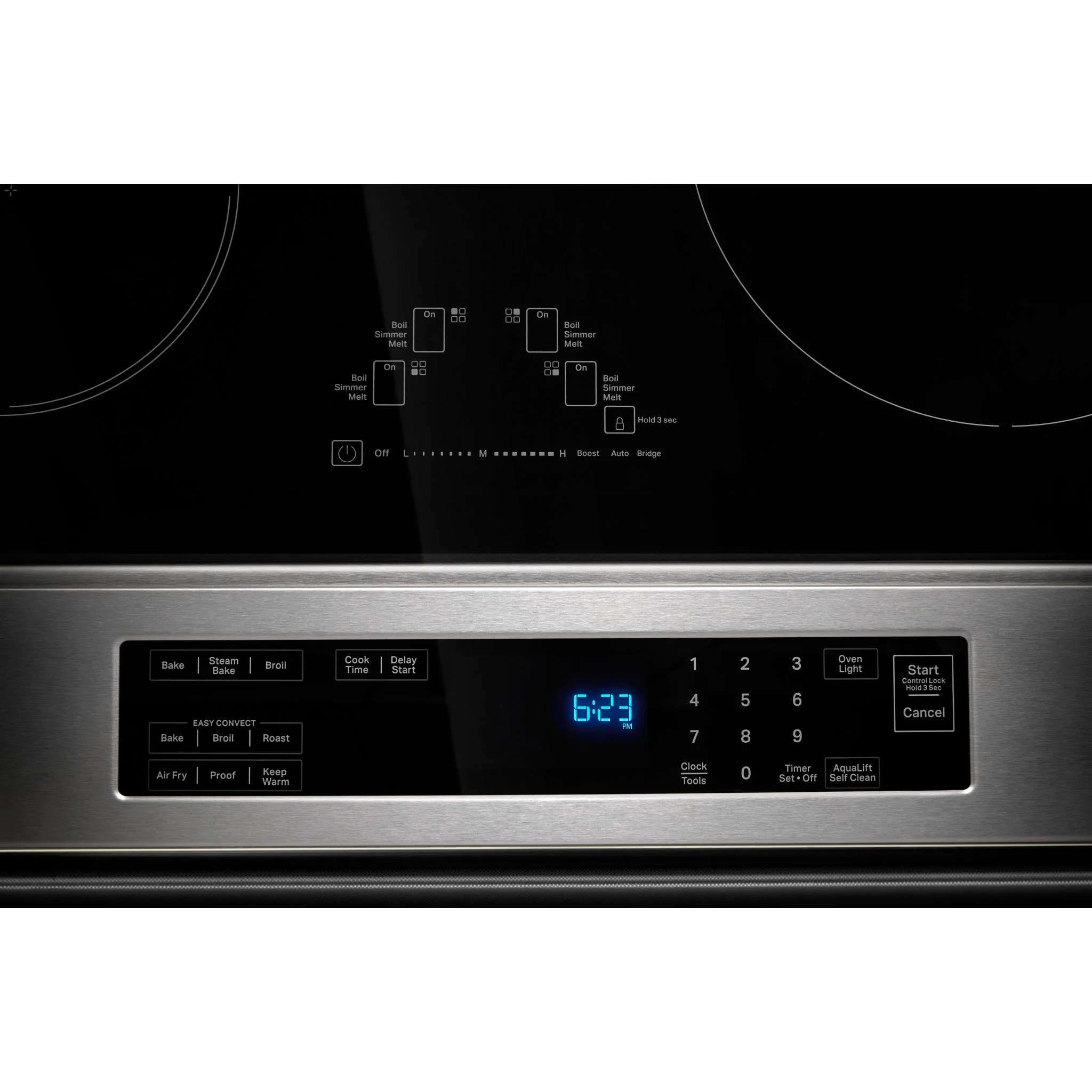 KitchenAid 30-Inch 4-Element Induction Slide-In Convection Range with Air Fry -Stainless Steel (KSIS730PSS) - Image 4