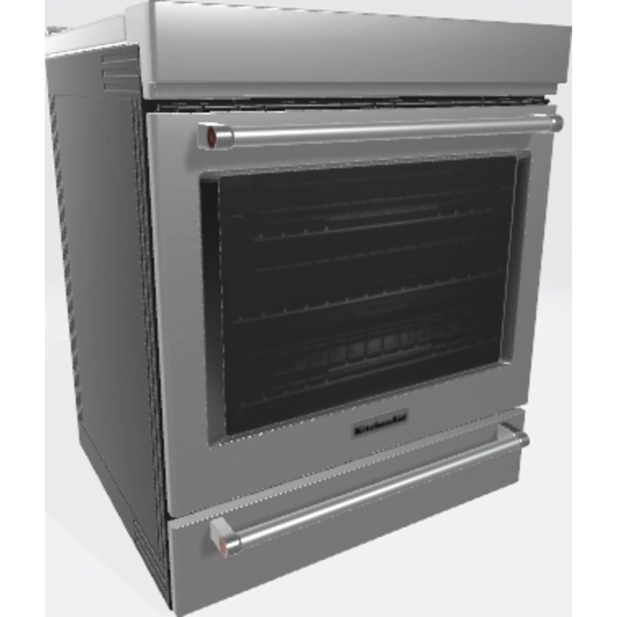 KitchenAid 30-Inch 4-Element Induction Slide-In Convection Range with Air Fry -Stainless Steel (KSIS730PSS) - Image 7