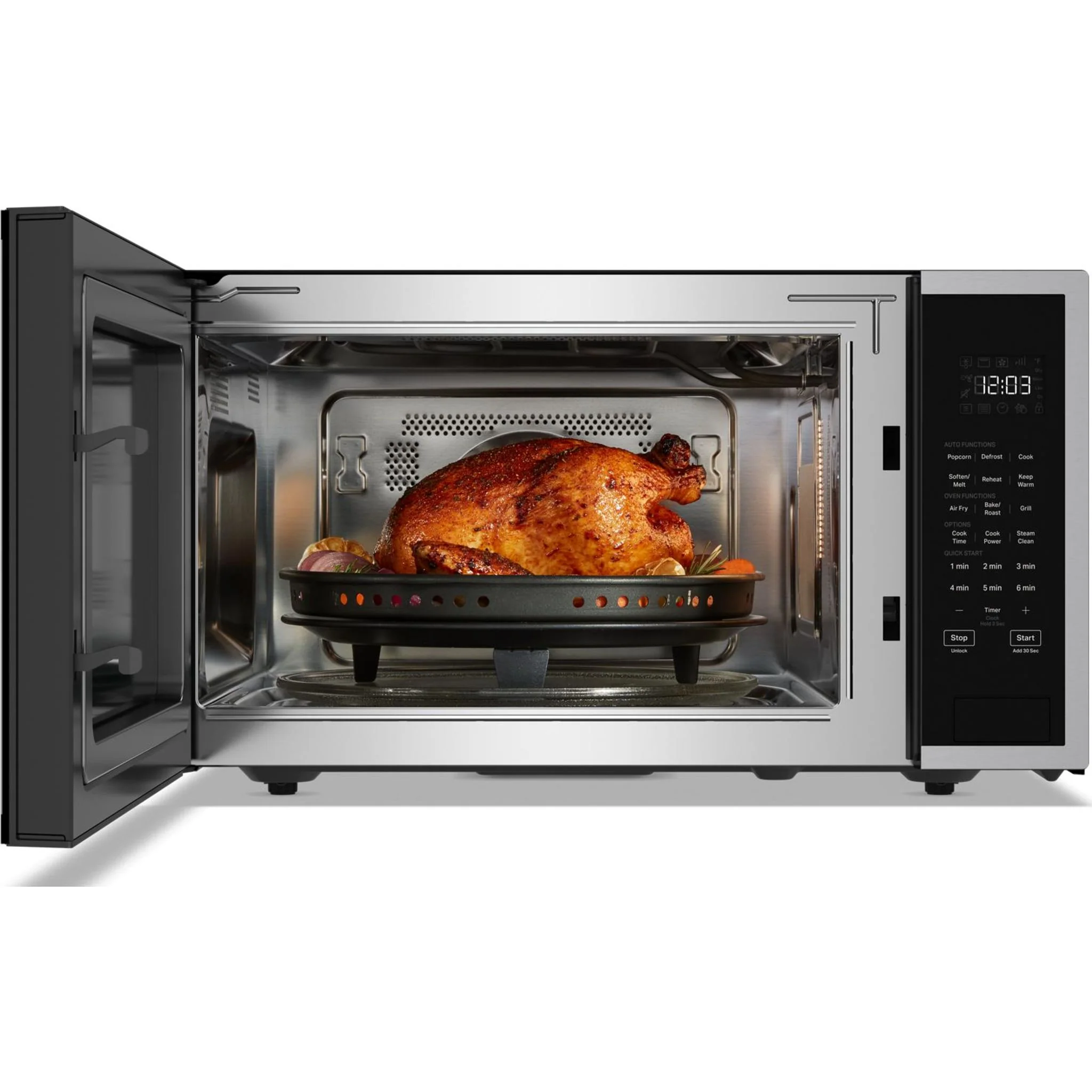 KitchenAid  Countertop Microwave with Air Fry Function - PrintShield Stainless (KMCS522RPS) - Image 2