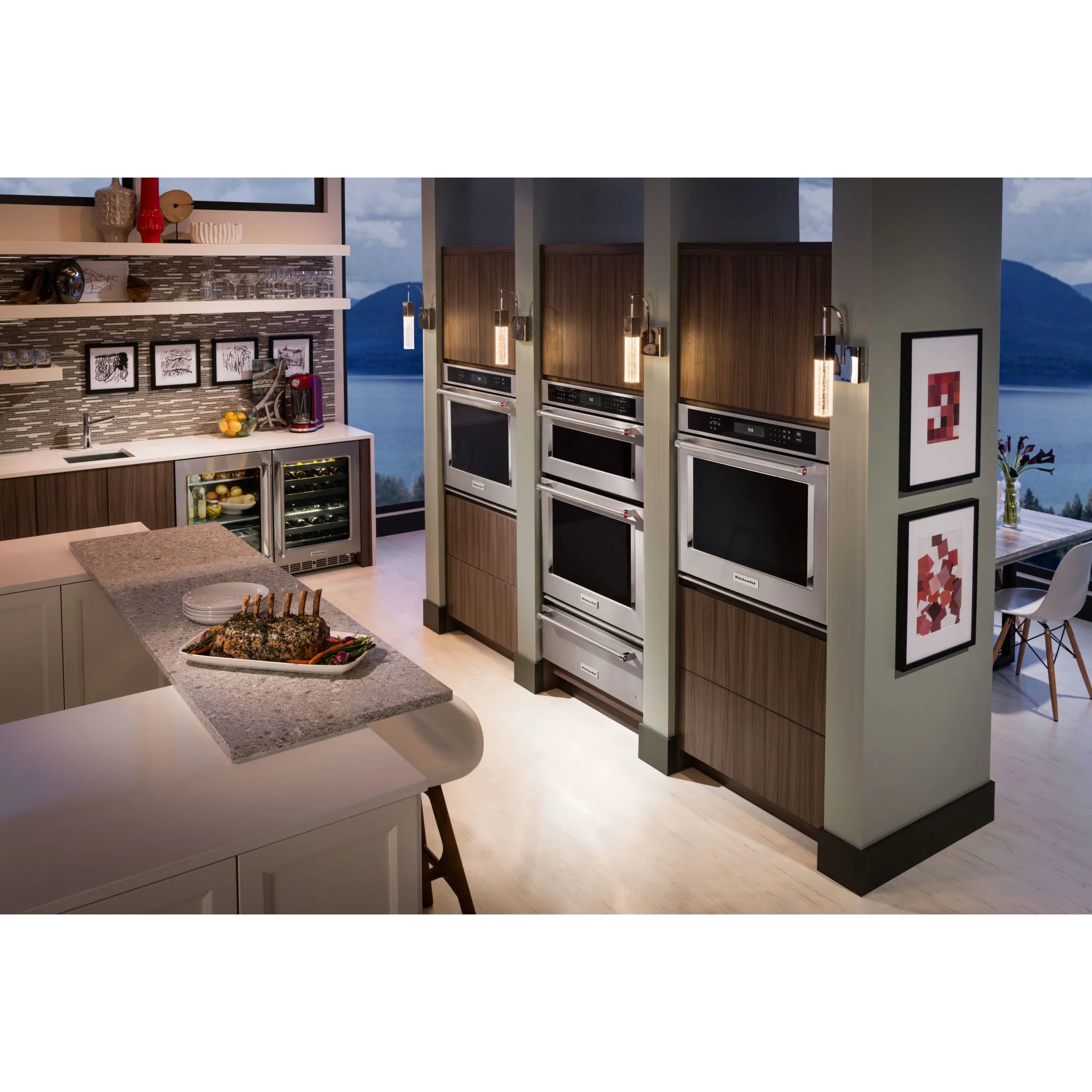 KitchenAid 30" Combination Wall Oven with Even-Heat True Convection (Lower Oven) (KOCE500ESS) - Image 16