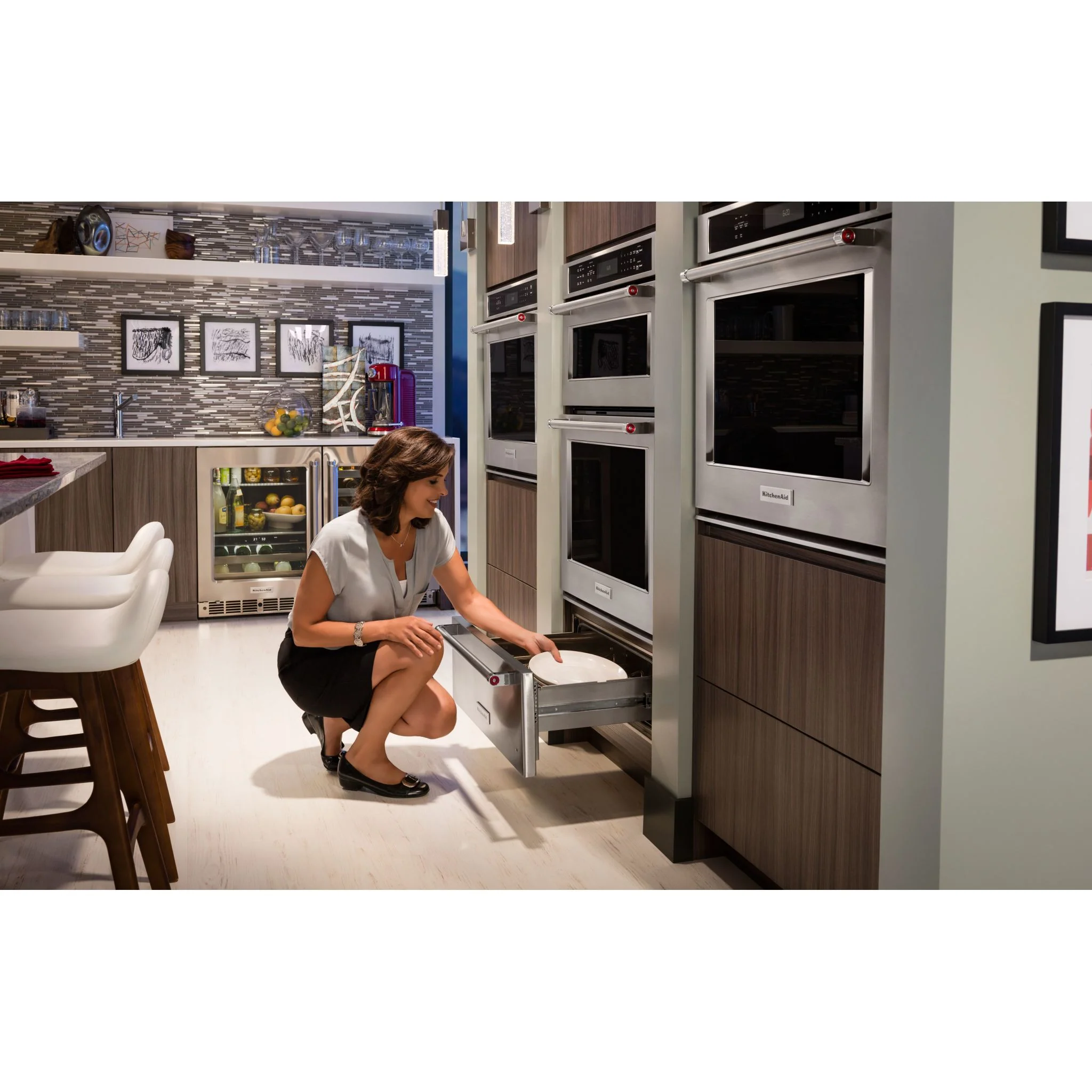 KitchenAid 30" Combination Wall Oven with Even-Heat True Convection (Lower Oven) (KOCE500ESS) - Image 18