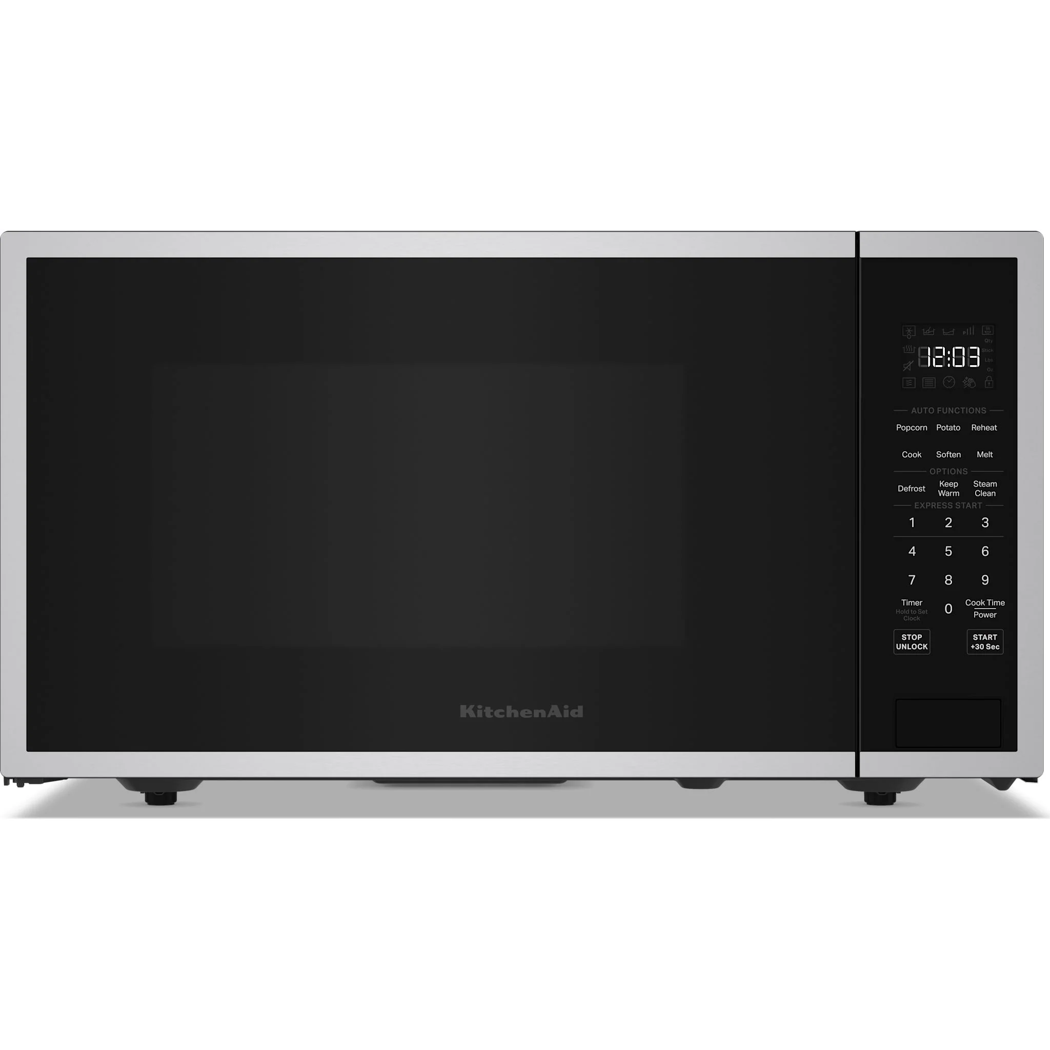 KitchenAid 1.6 Cu. Ft. Countertop Microwave -Stainless Steel (YKMCS122SSS) - Image 2