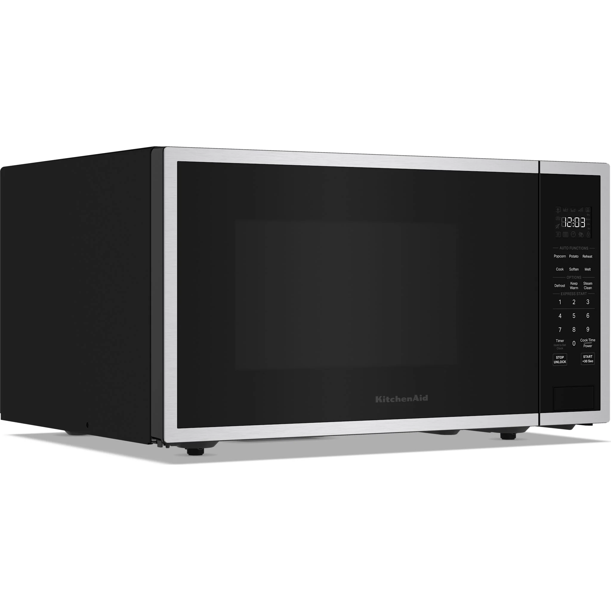 KitchenAid 1.6 Cu. Ft. Countertop Microwave -Stainless Steel (YKMCS122SSS) - Image 3