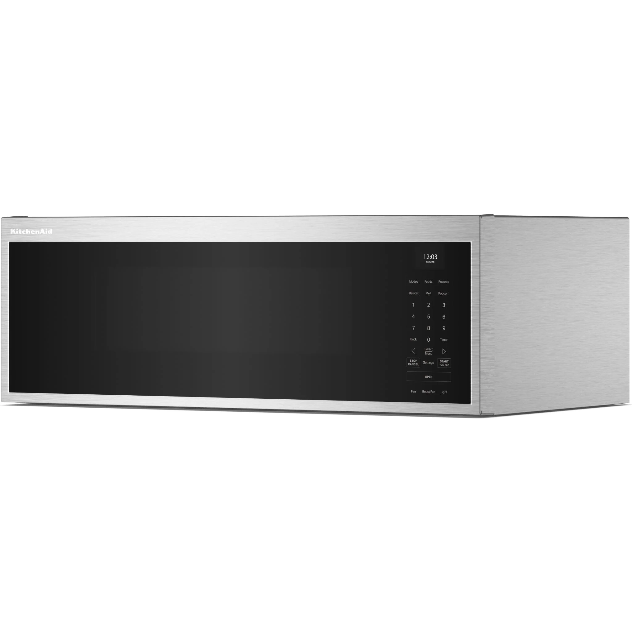 KitchenAid Smart Low Profile Microwave Hood Combination with Dual Fan Ventilation -Fingerprint Resistant Stainless Steel (YKMML550RPS) - Image 3