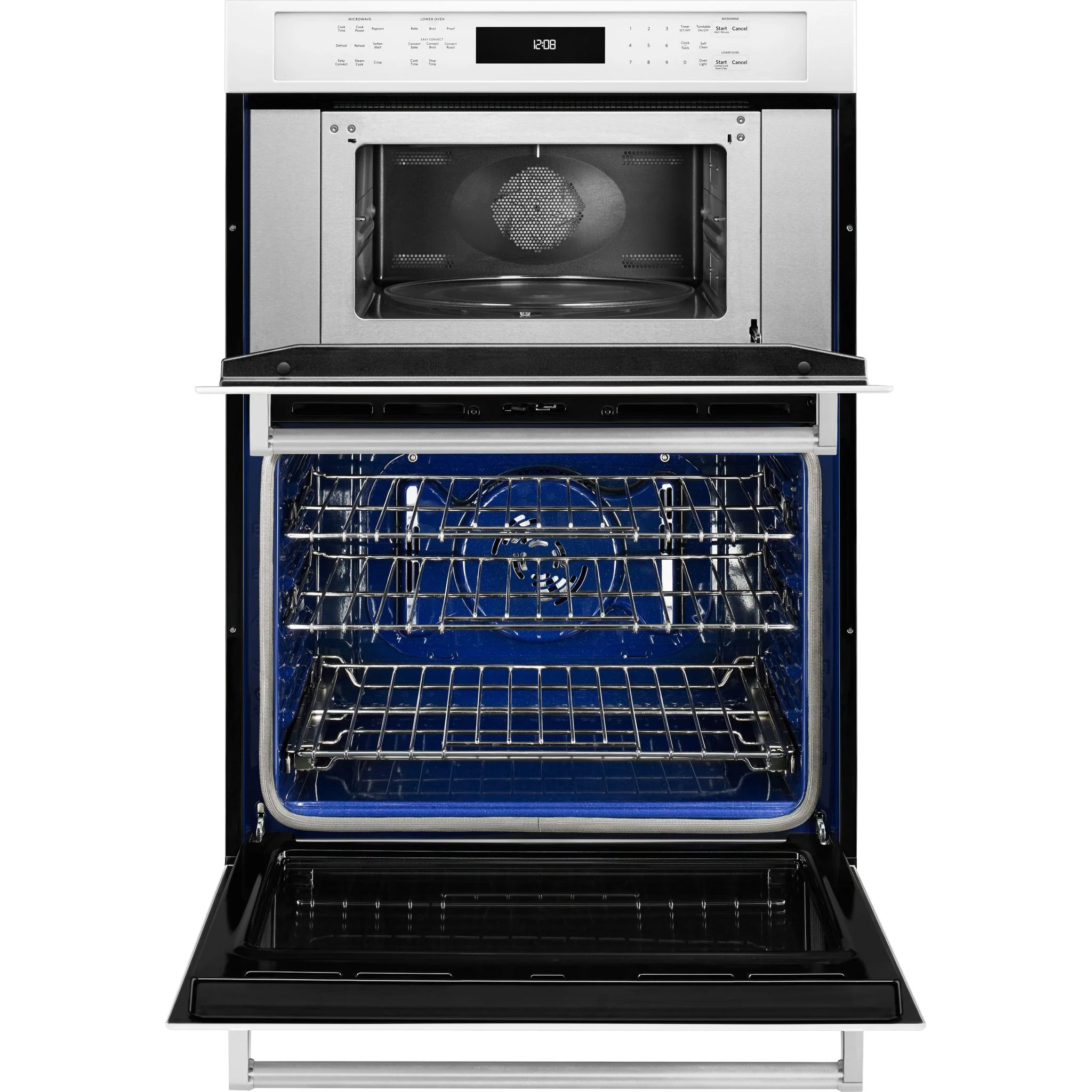 KitchenAid  27" Combination Wall Oven with Even-Heat True Convection (lower oven) (KOCE507EWH) - Image 2