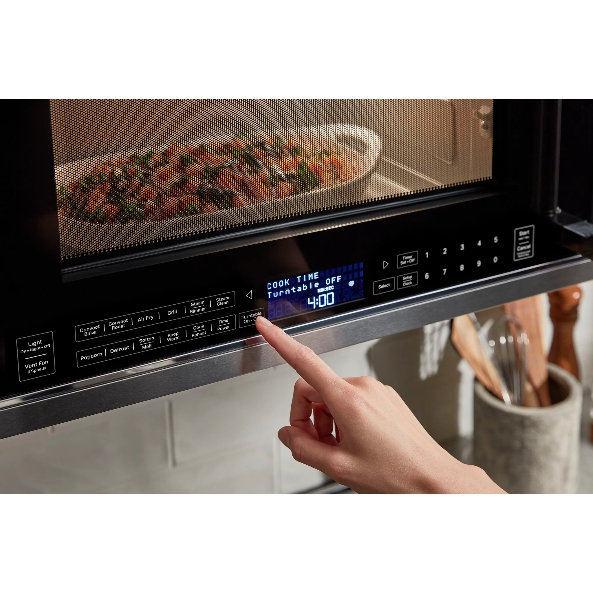 KitchenAid  Over-the-Range Convection Microwave with Air Fry Mode (YKMHC319LBS) - Image 11