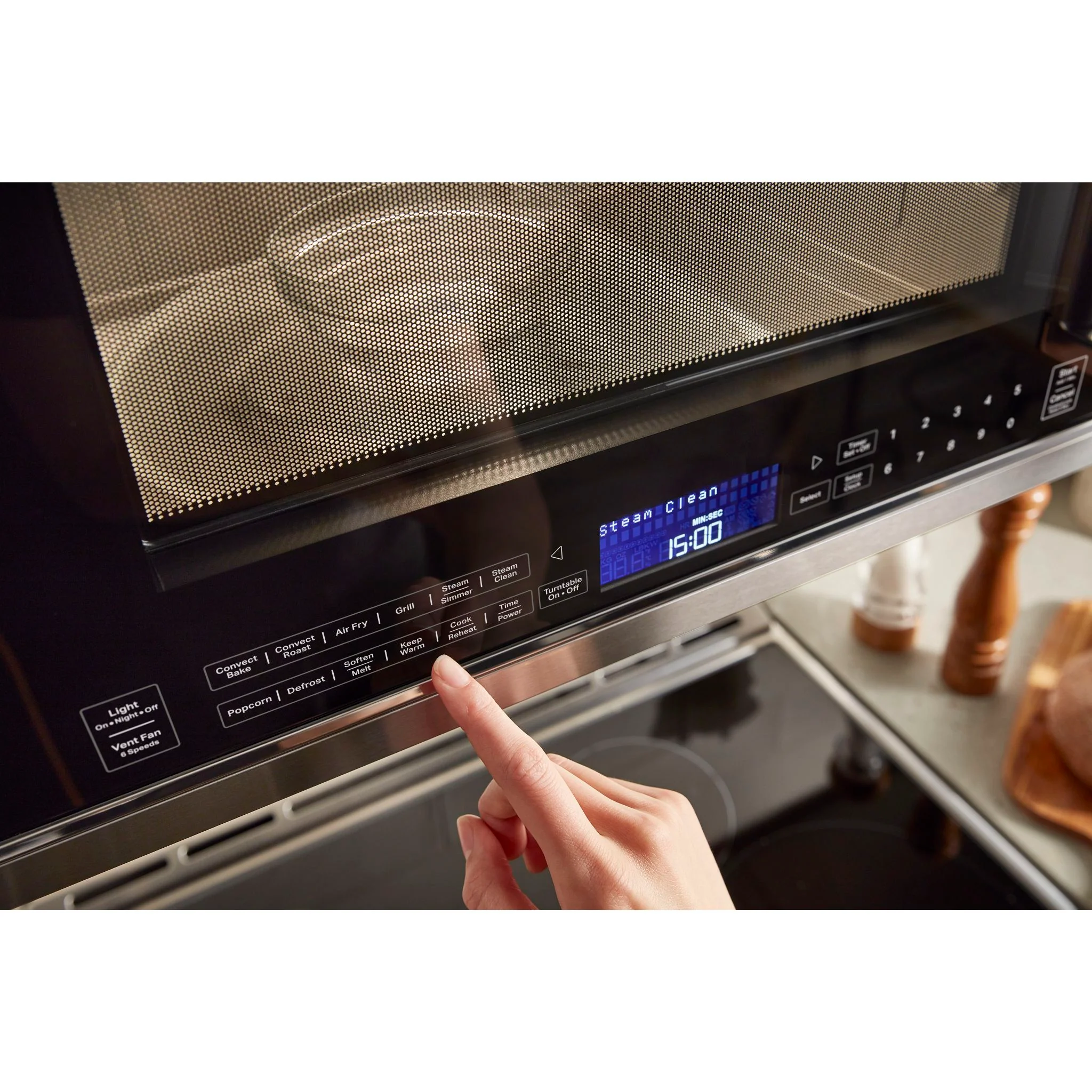 KitchenAid Over-the-Range Convection Microwave with Air Fry Mode (YKMHC319LPS) - Image 10
