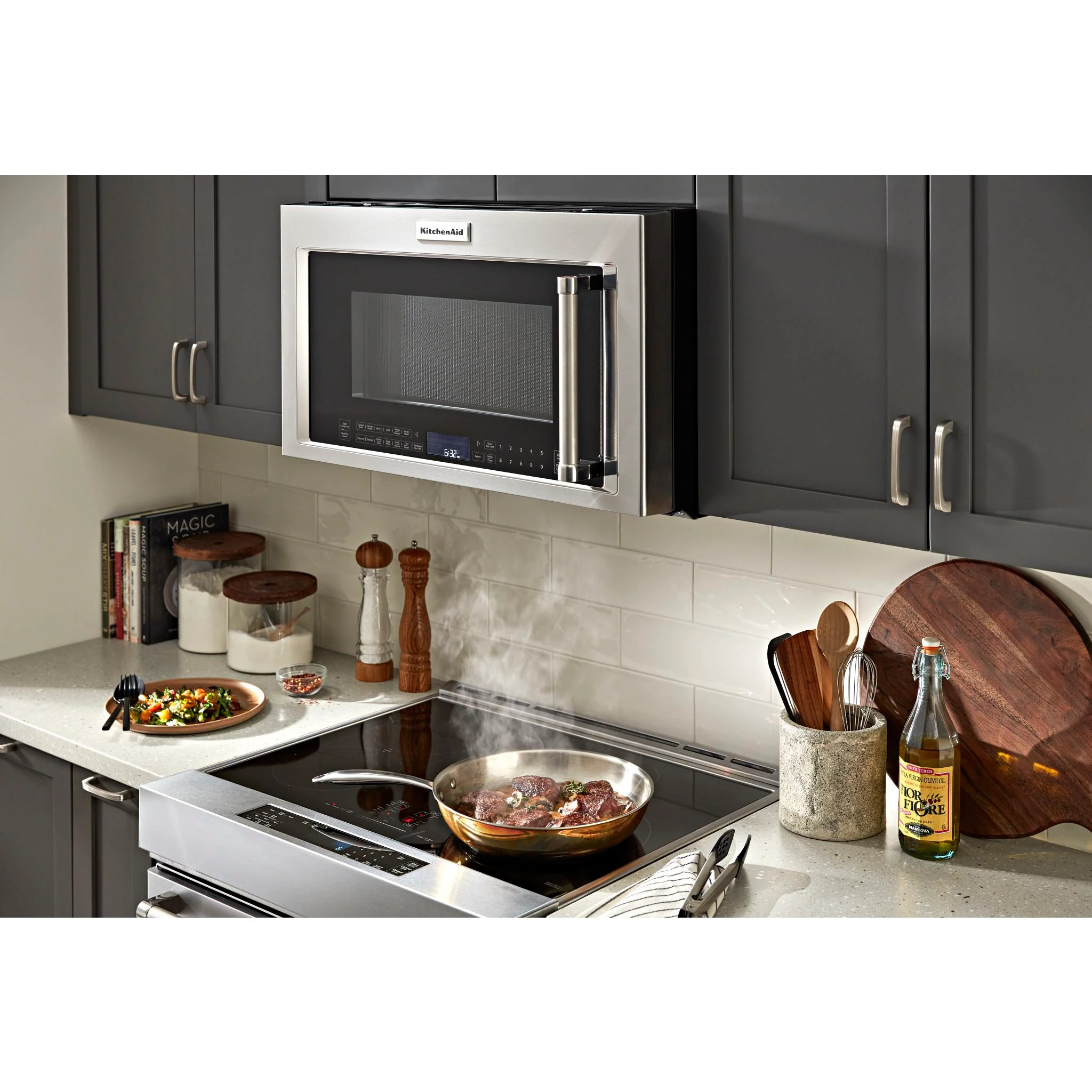 KitchenAid Over-the-Range Convection Microwave with Air Fry Mode (YKMHC319LPS) - Image 19