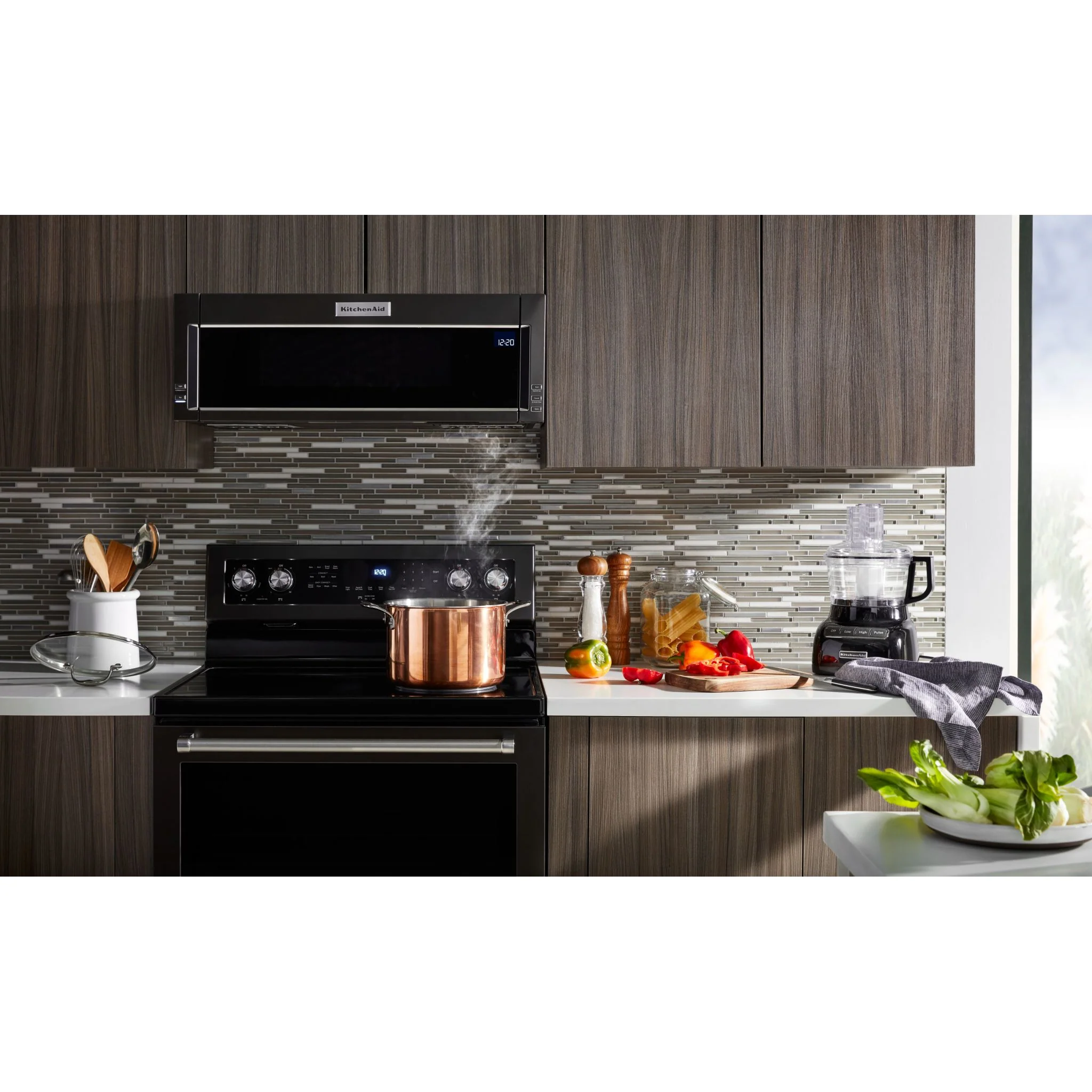 KitchenAid  900-Watt Low Profile Microwave Hood Combination (YKMLS311HBS) - Image 3