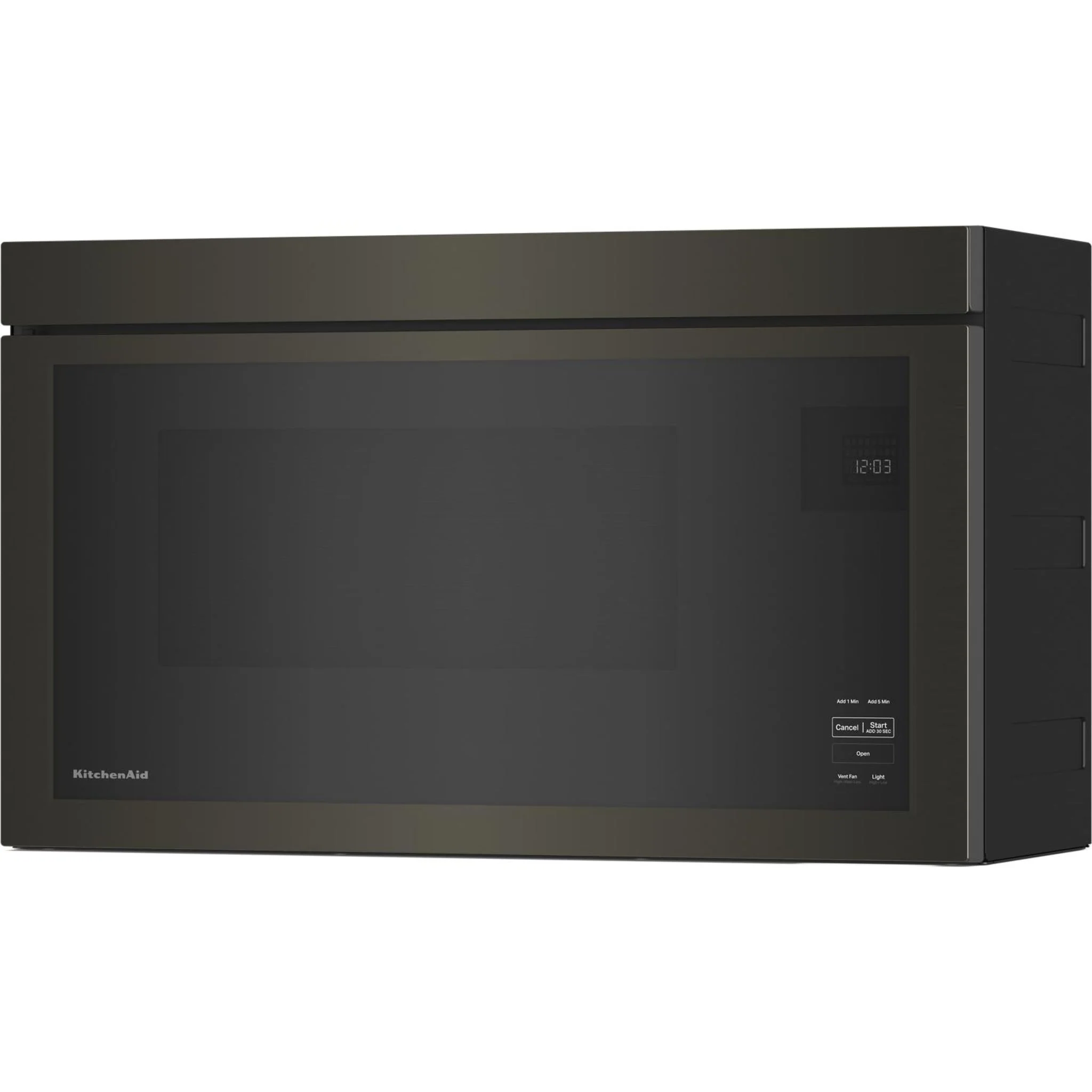 KitchenAid Over-The-Range Microwave with Flush Built-In Design - Black Stainless (YKMMF330PBS) - Image 3