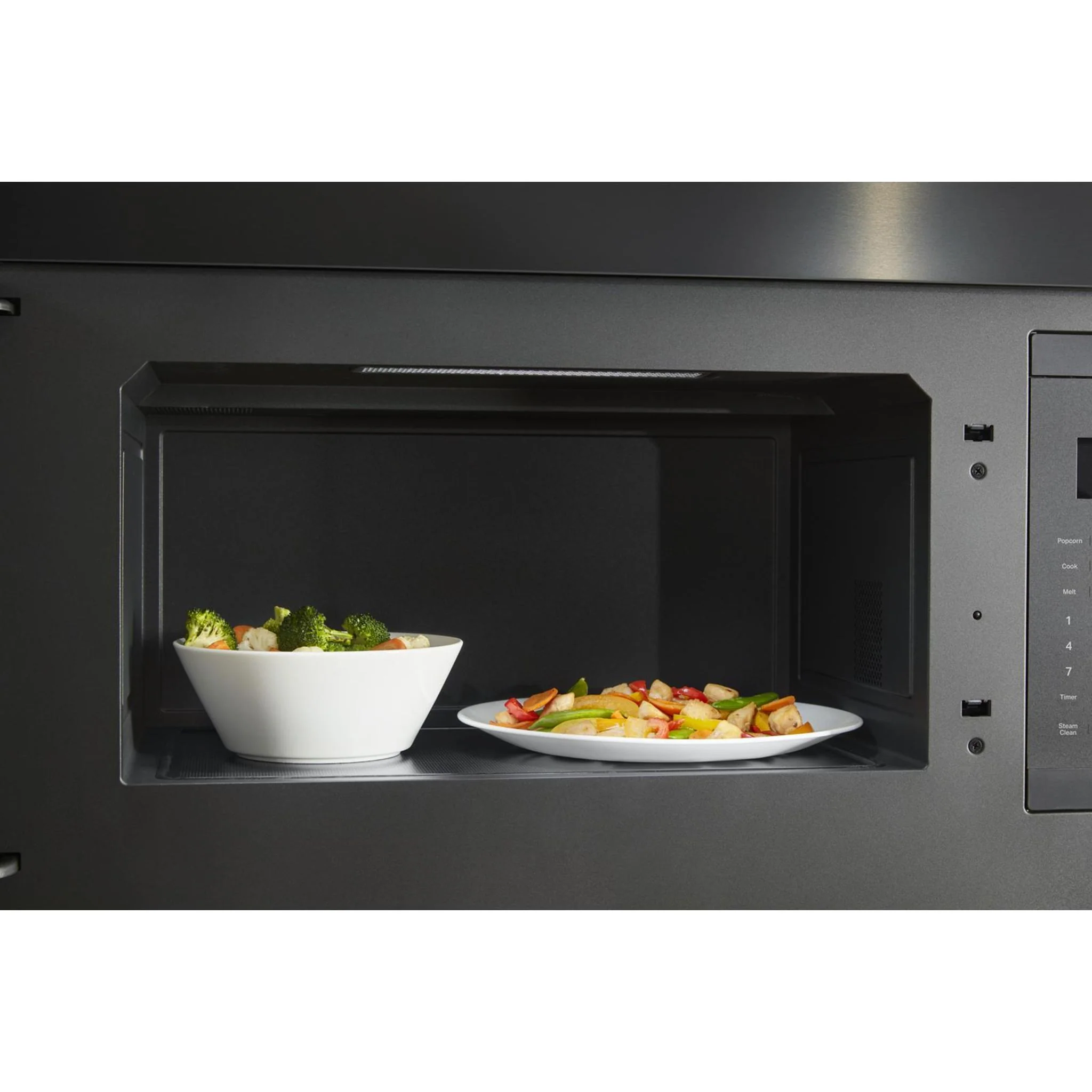 KitchenAid Over-The-Range Microwave with Flush Built-In Design - Black Stainless (YKMMF330PBS) - Image 6