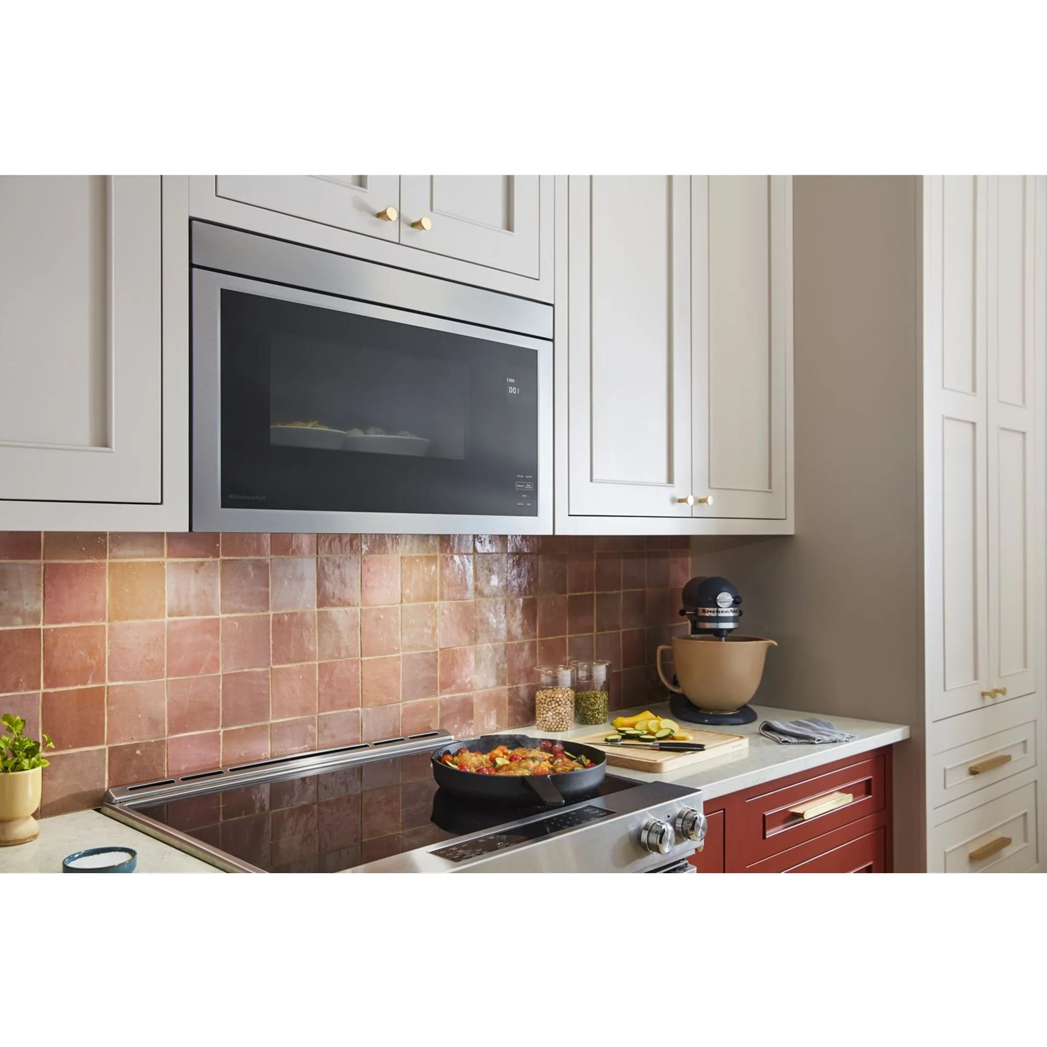 KitchenAid Over-The-Range Microwave with Flush Built-In Design -PrintShield Stainless (YKMMF330PPS) - Image 15
