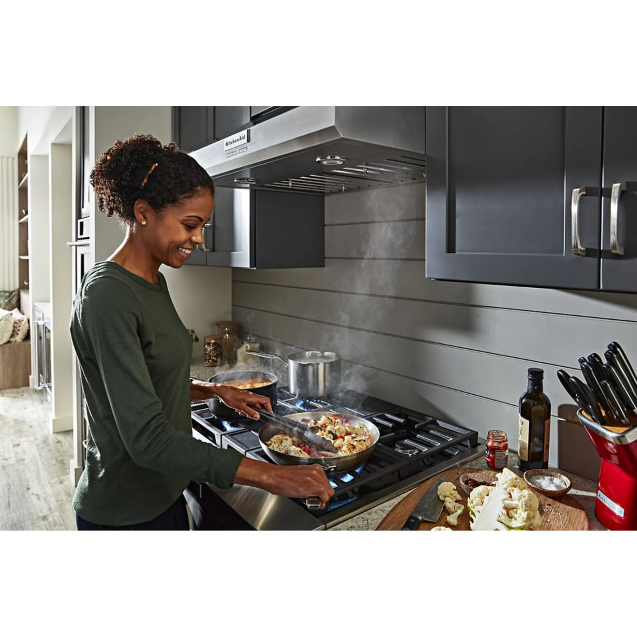KitchenAid 36" Low Profile Under-Cabinet Ventilation Hood -Stainless Steel (KVUB406GSS) - Image 7