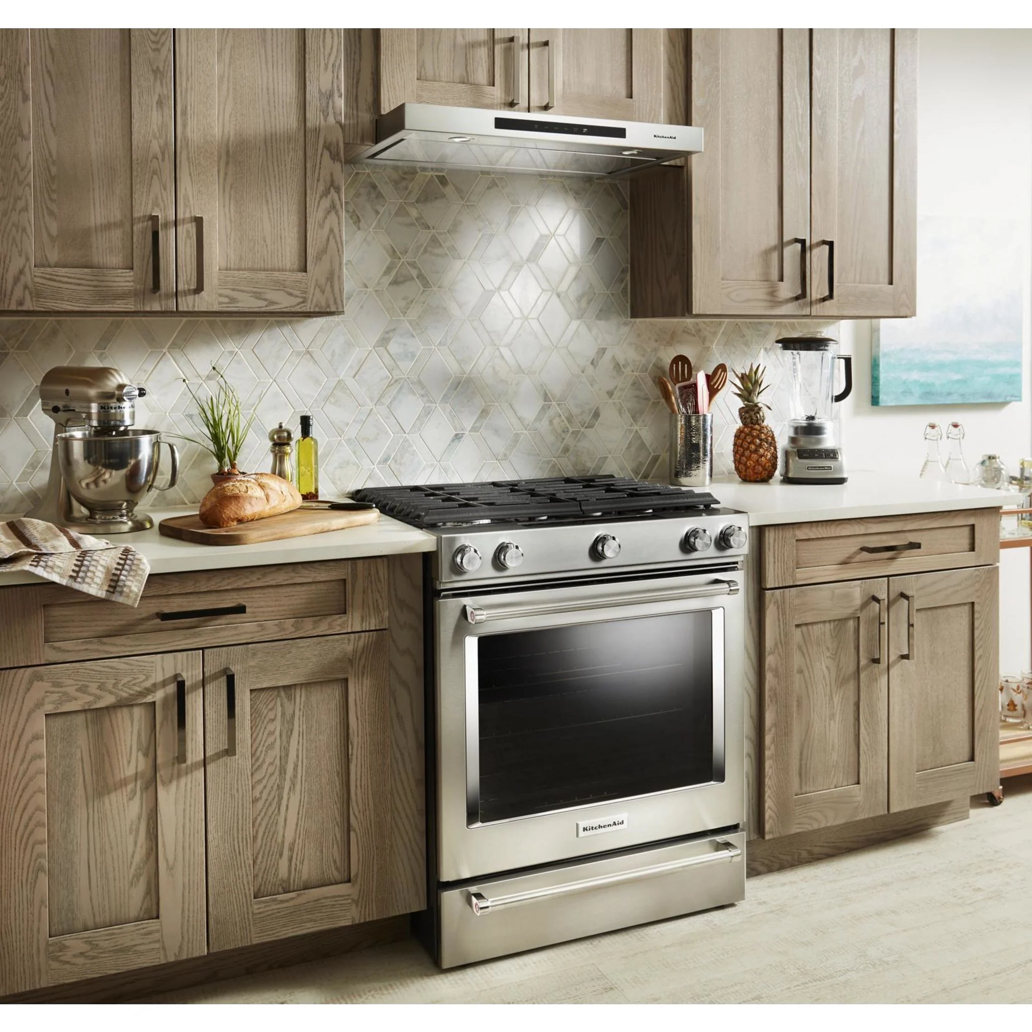 KitchenAid 36" Low Profile Under-Cabinet Ventilation Hood -Stainless Steel (KVUB406GSS) - Image 9