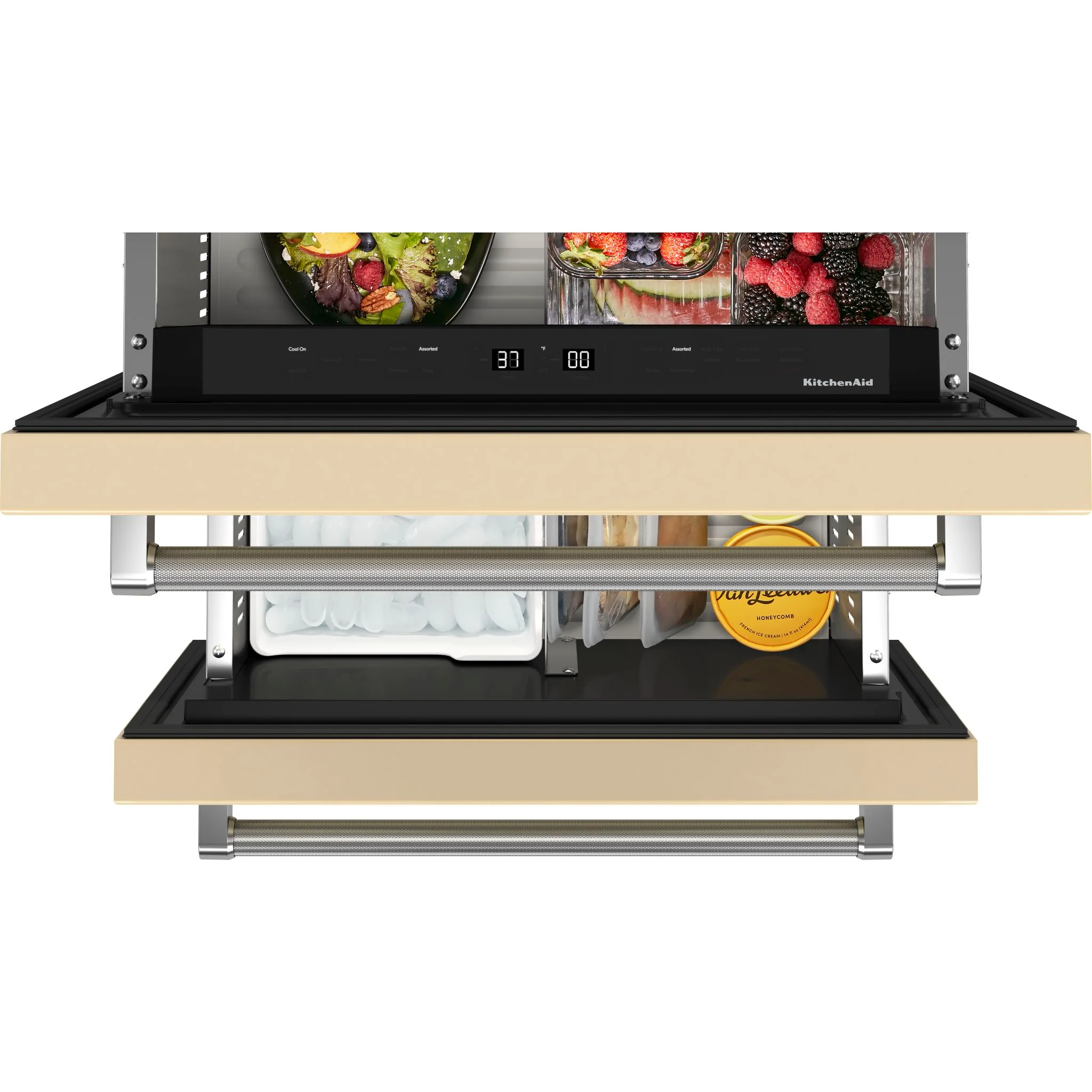 KitchenAid 24" Panel-Ready Undercounter Double-Drawer Refrigerator/Freezer -Panel Ready (KUDF204KPA) - Image 6