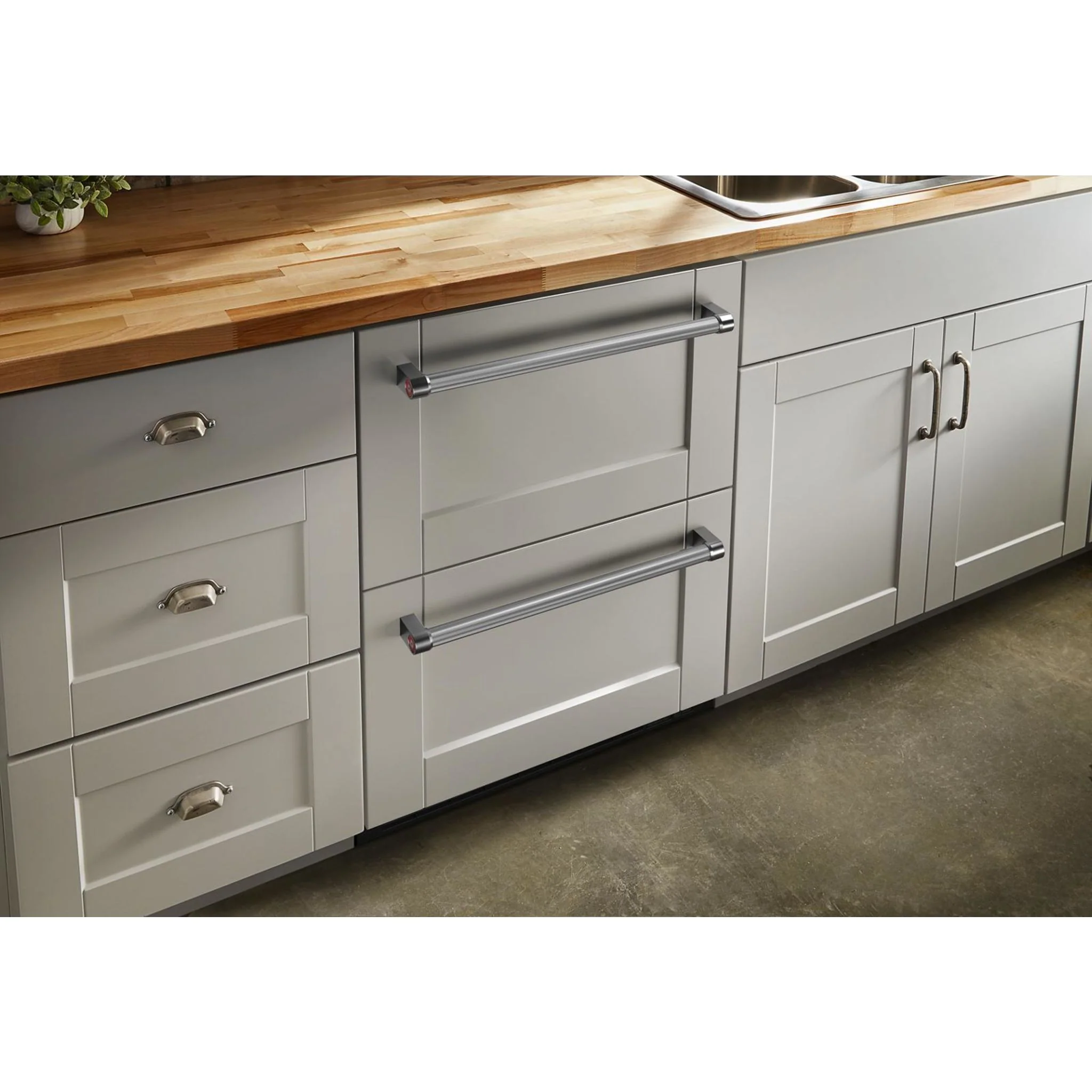 KitchenAid 24" Panel-Ready Undercounter Double-Drawer Refrigerator/Freezer -Panel Ready (KUDF204KPA) - Image 9