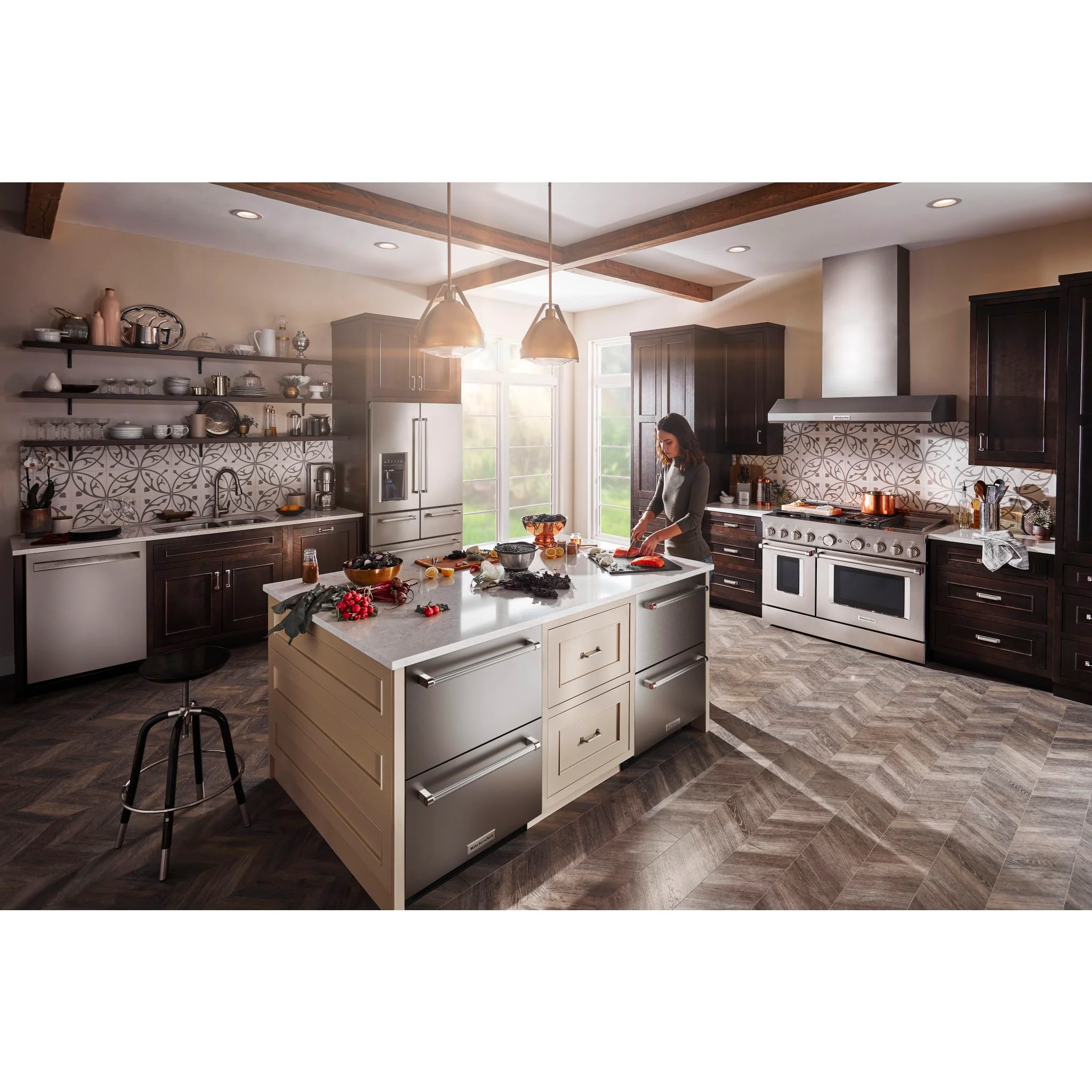 KitchenAid 24" Stainless Steel Undercounter Double-Drawer Refrigerator - Stainless Steel (KUDR204KSB) - Image 11