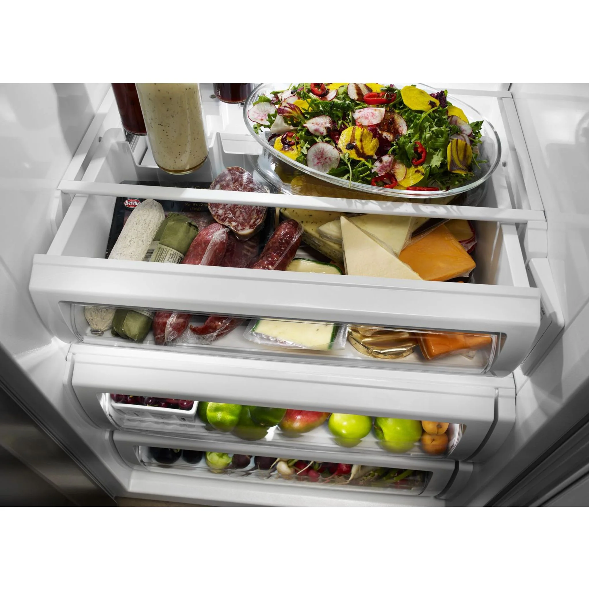 KitchenAid 29.5 cu. ft 48" Width Built-In Side by Side Refrigerator (KBSD618ESS) - Image 15