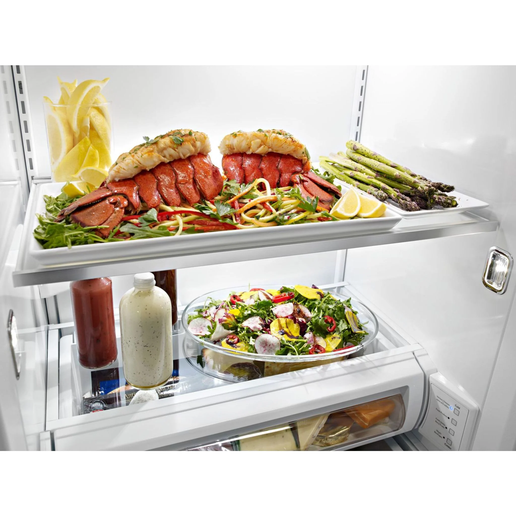 KitchenAid 29.5 cu. ft 48" Width Built-In Side by Side Refrigerator (KBSD618ESS) - Image 16