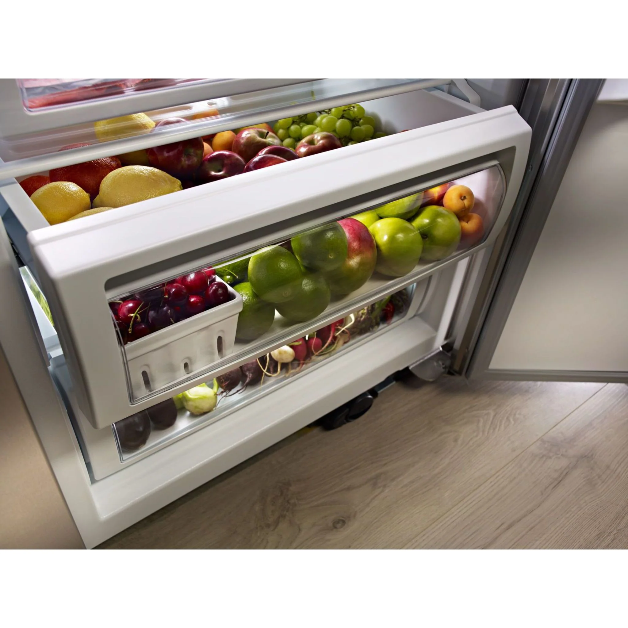 KitchenAid 29.5 cu. ft 48" Width Built-In Side by Side Refrigerator (KBSD618ESS) - Image 24