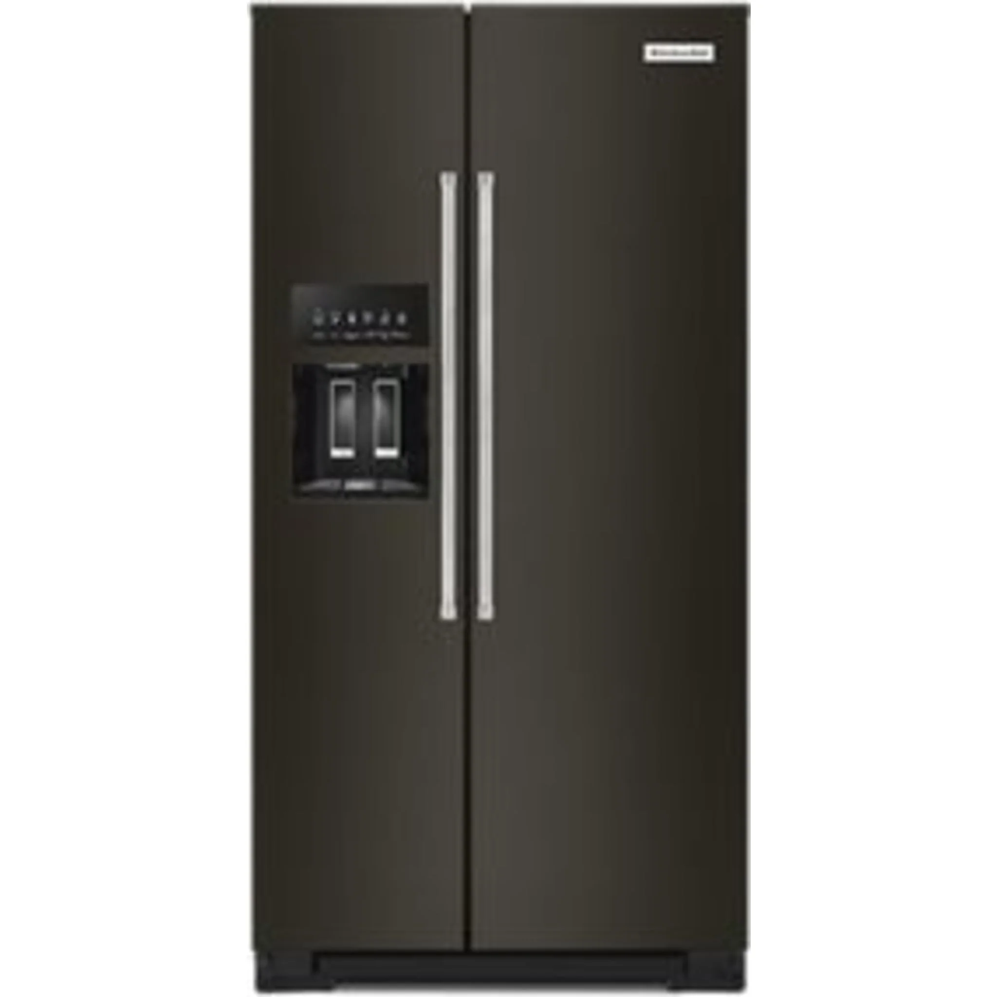 KitchenAid  22.6 cu.. ft. Counter-Depth Side-by-Side Refrigerator with Exterior Ice and Water - Black Stainless (KRSC703HBS) - Image 40