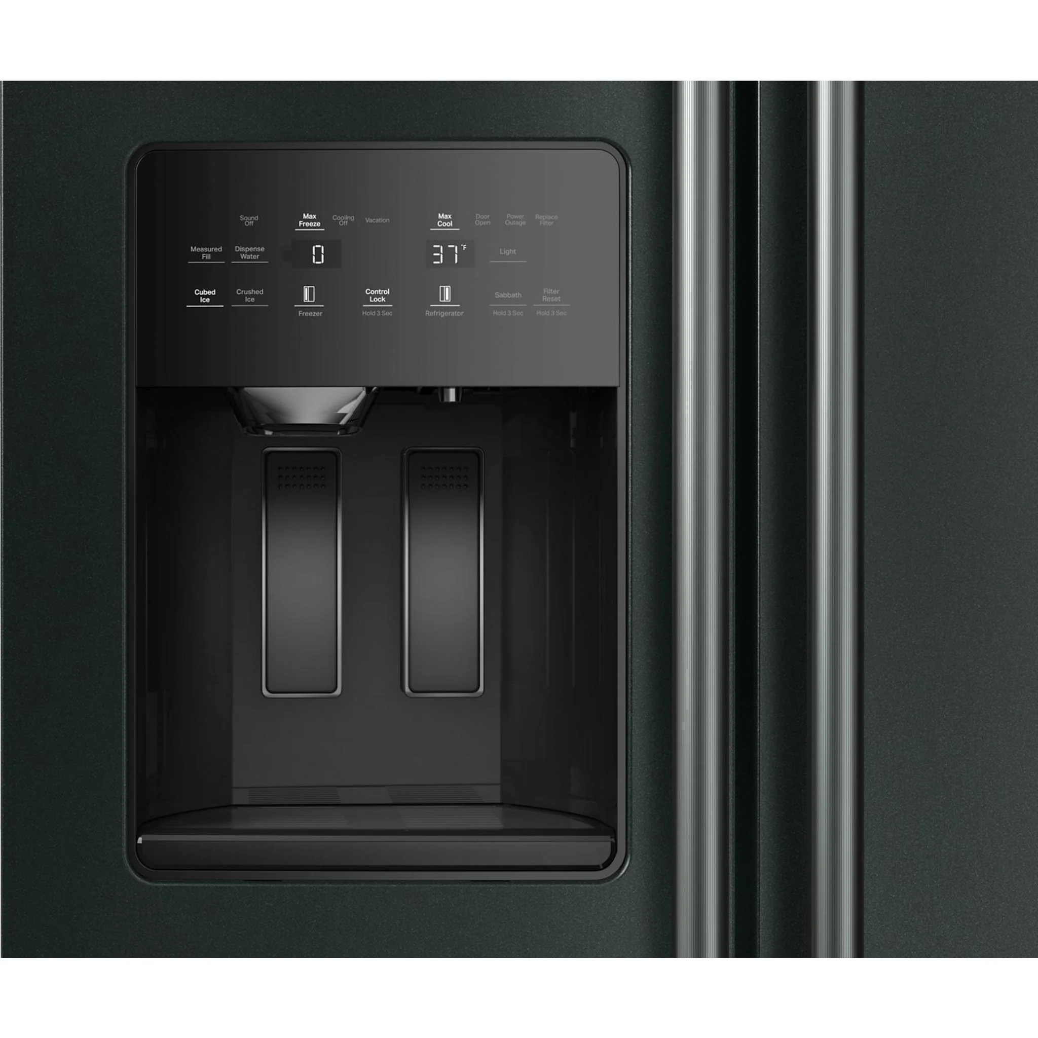 KitchenAid 20.8 Cu. Ft. Counter-Depth Side-by-Side Refrigerator with Exterior Ice and Water Dispenser in Junipe -Juniper (KRSC536RJP) - Image 7