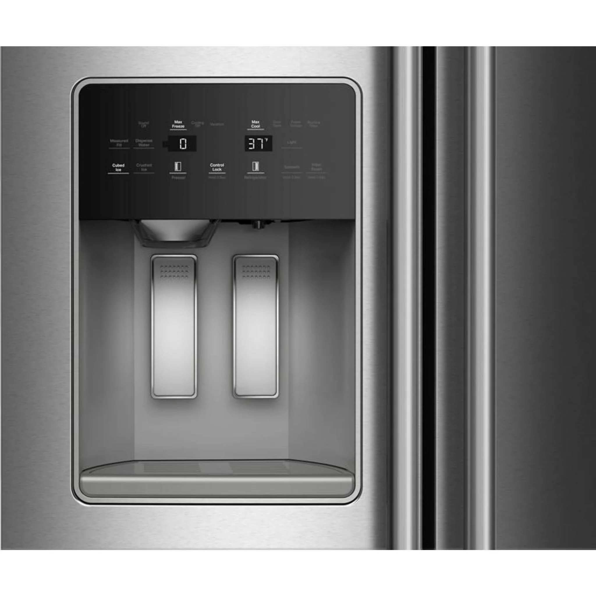 KitchenAid 20.8 Cu. Ft. Counter-Depth Side-by-Side Refrigerator with Exterior Ice and Water Dispenser in PrintShieldFinish -Fingerprint Resistant Stainless Steel (KRSC536RPS) - Image 22