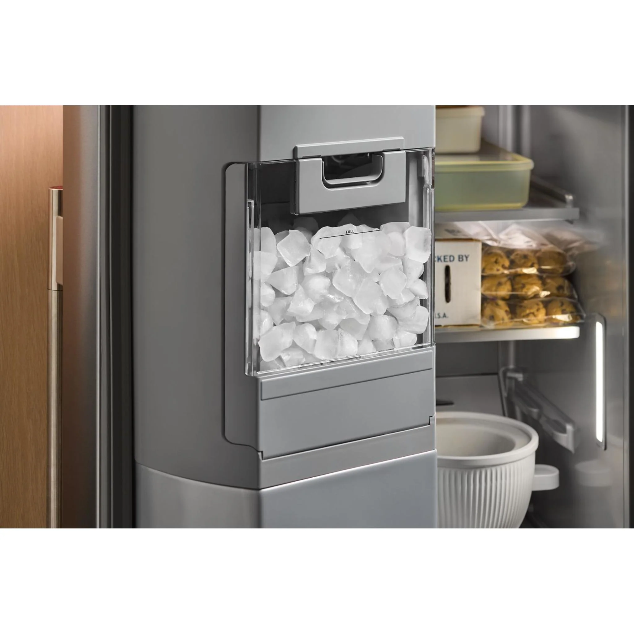 KitchenAid 20.8 Cu. Ft. Counter-Depth Side-by-Side Refrigerator with Exterior Ice and Water Dispenser in PrintShieldFinish -Fingerprint Resistant Stainless Steel (KRSC536RPS) - Image 33
