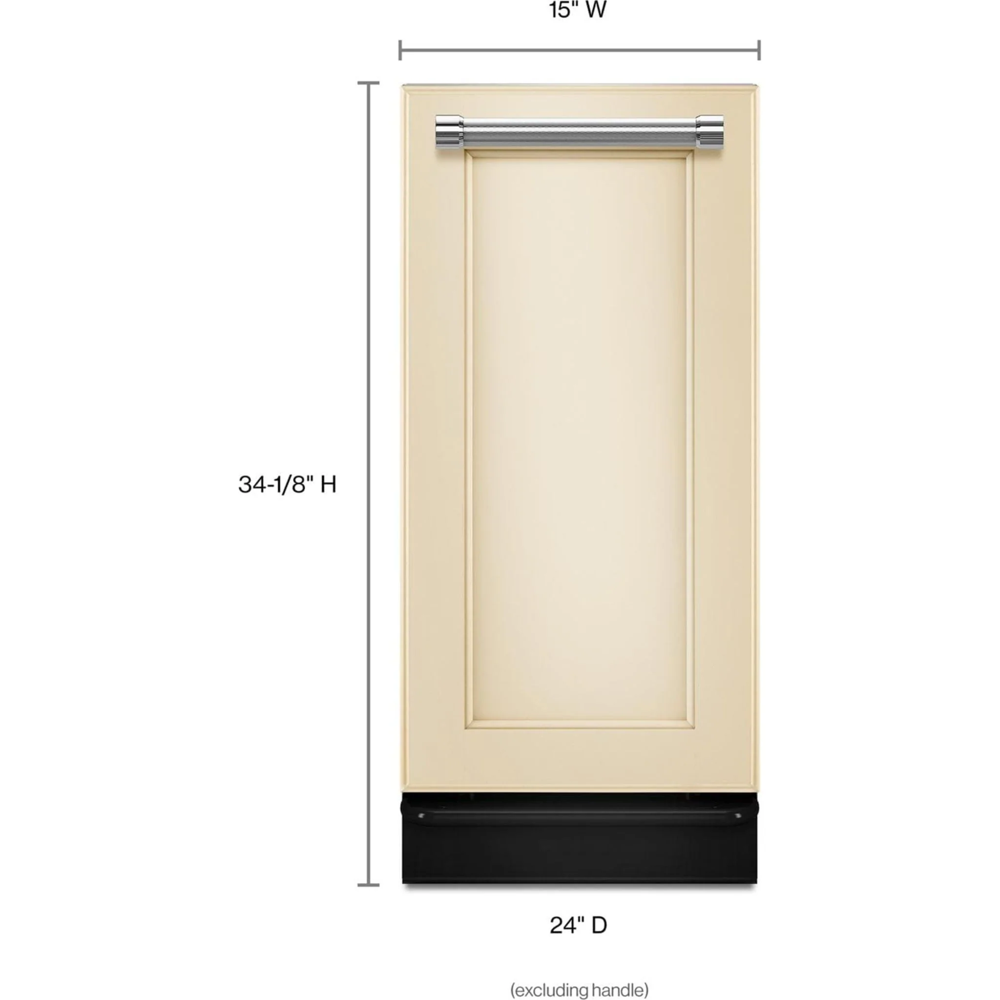KitchenAid 1.4 Cu. Ft. Built-In Trash Compactor -Panel Ready (KTTS505EPA) - Image 3