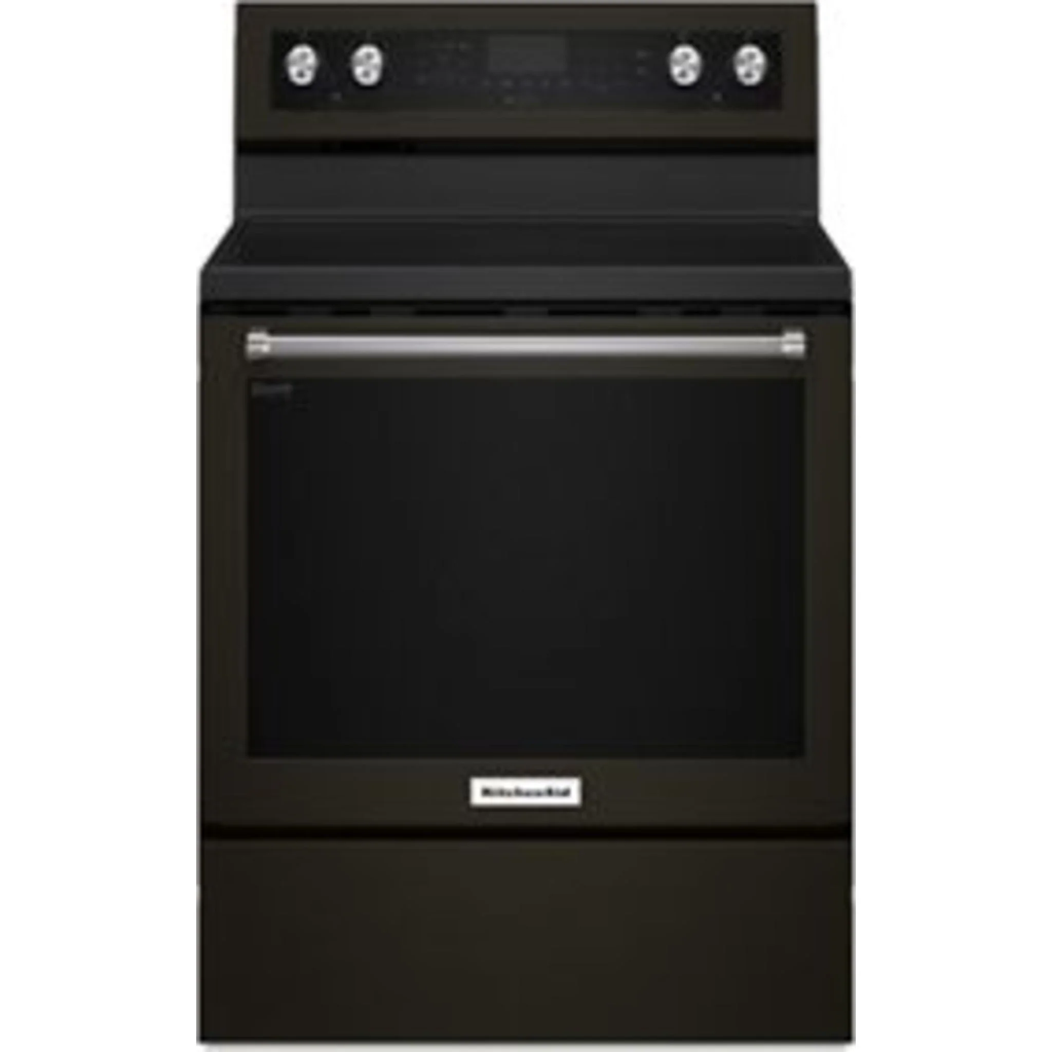 KitchenAid 30" 5-Element Electric Convection Range - Black Stainless (YKFEG500EBS) - Image 3